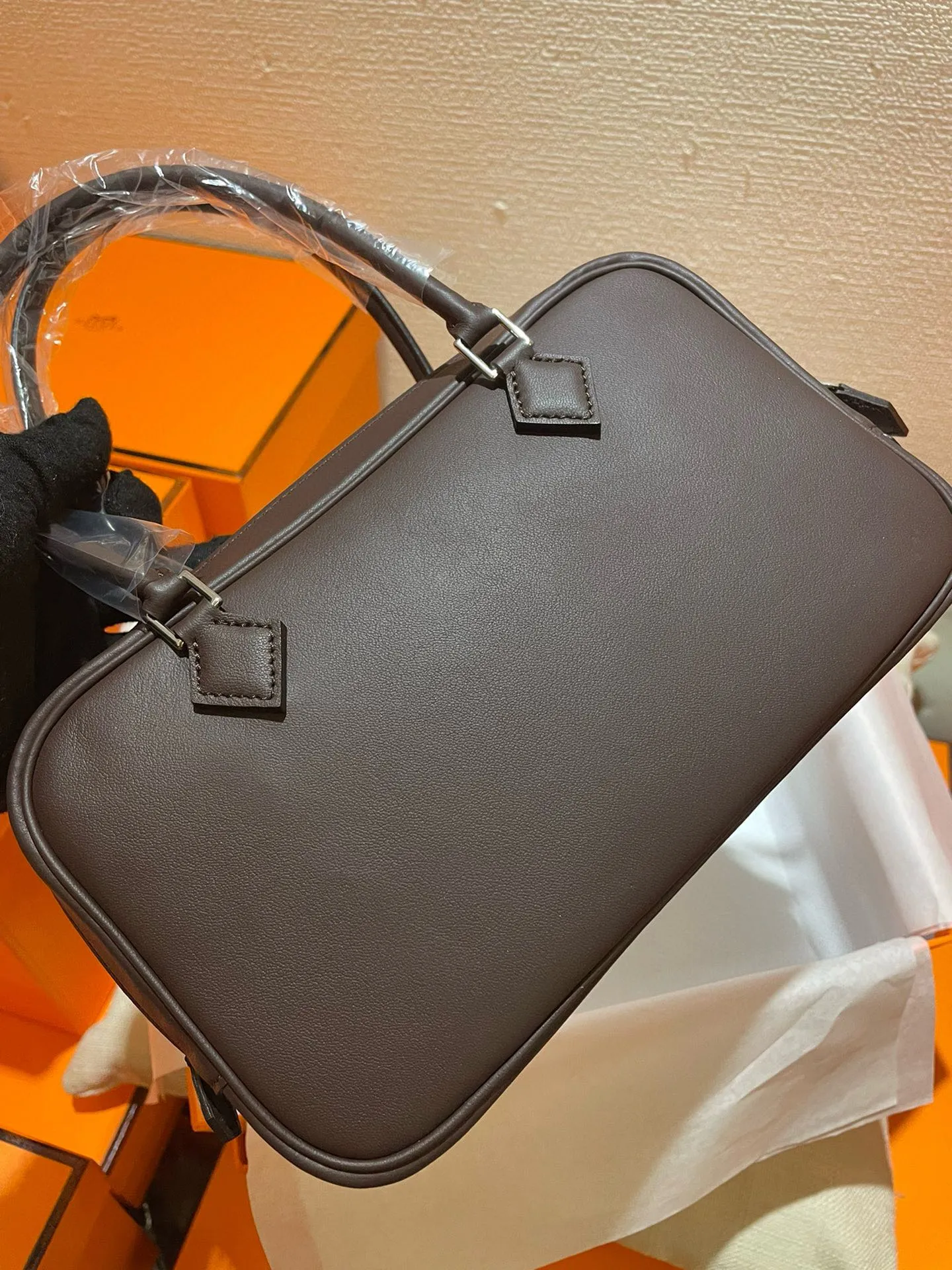 Hermès Plume mini 22 中古ハンドバッグ - 画像 (9)