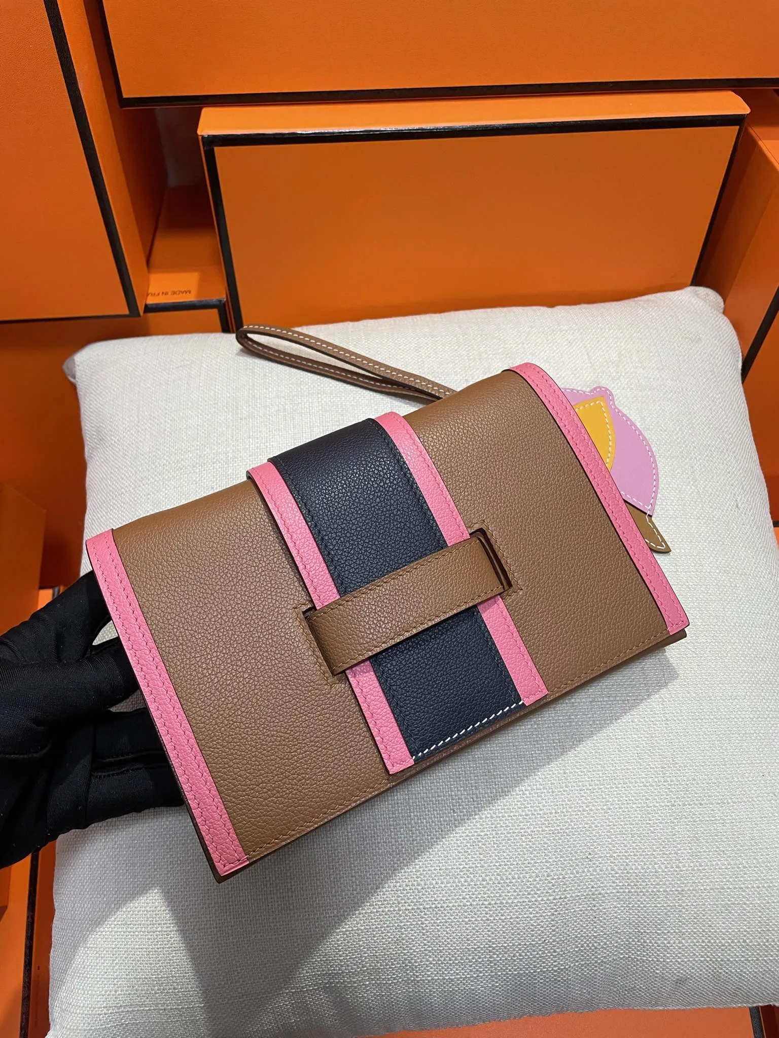 エルメスPassant ゴールドブラウン