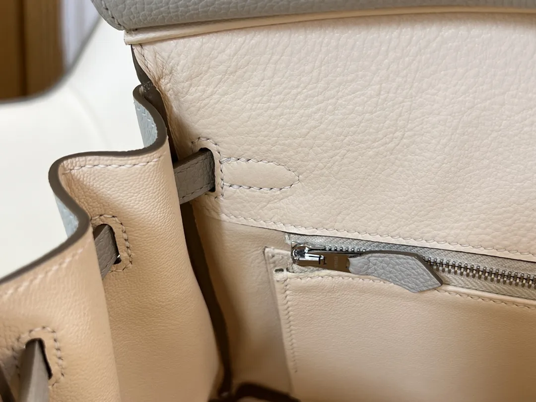 Hermès Birkin25 パールグレーとナタクリーム スタイル - 画像 (10)