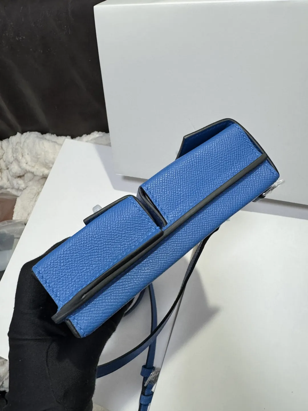 Hermès 2024春夏KellyMultiPocketToGoブルーハンドバッグ - 画像 (6)