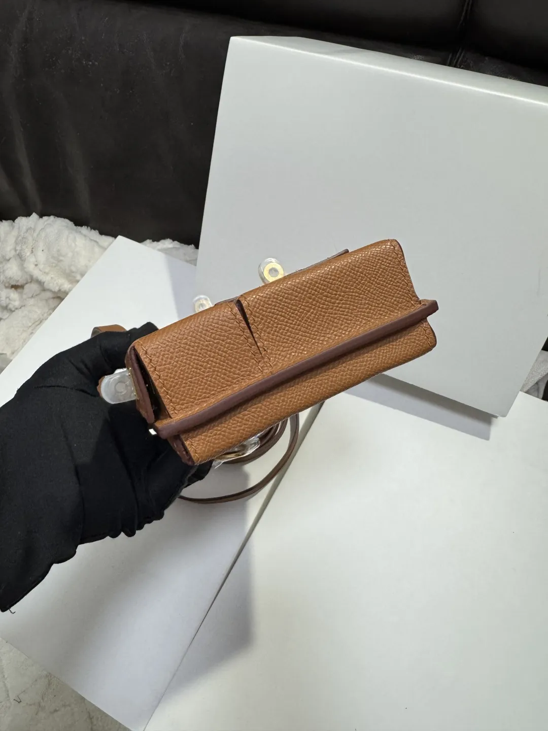 エルメス2024春夏KellyMultiPocketToGo茶色ハンドバッグ - 画像 (4)