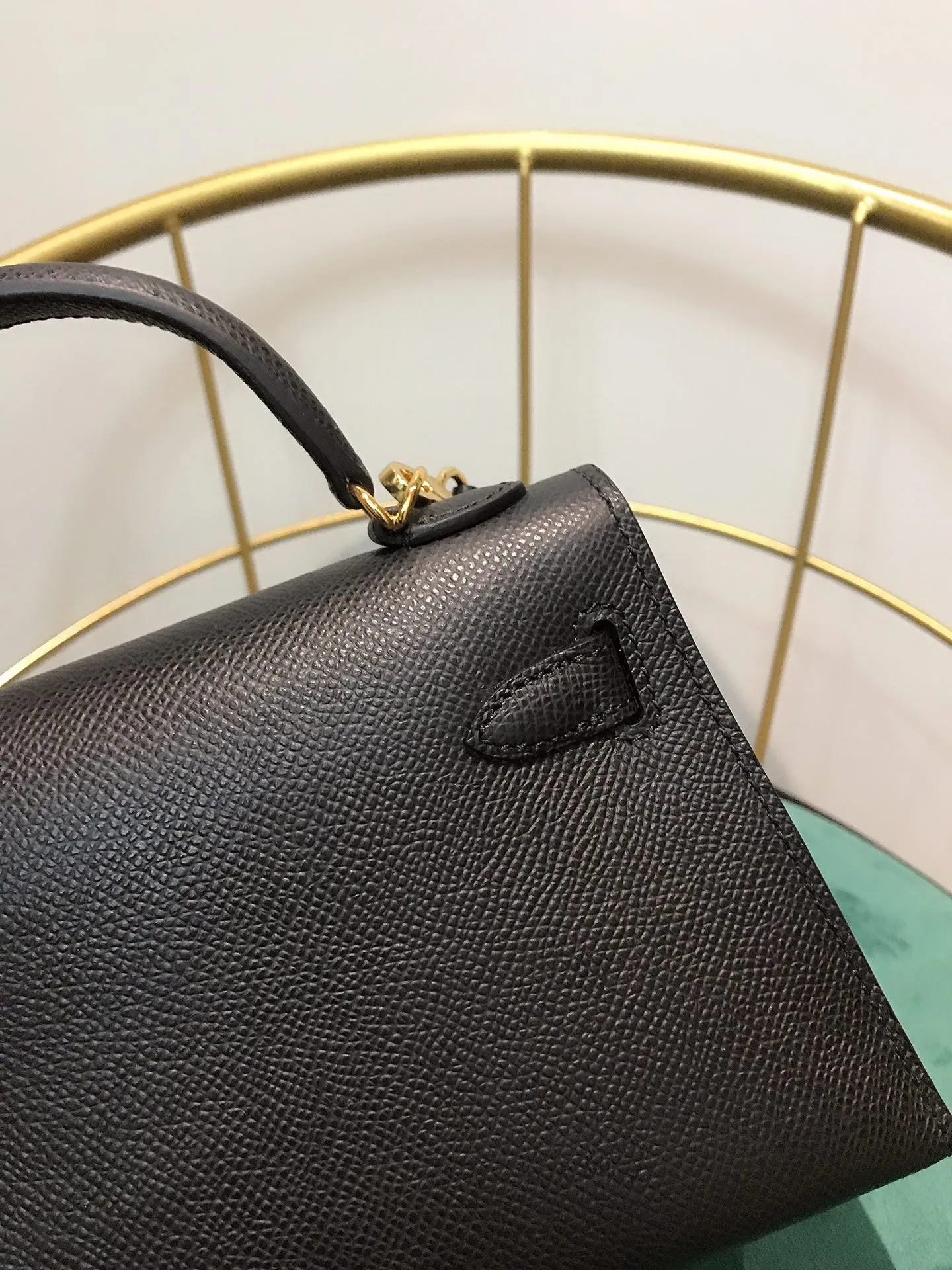 HERMES Kelly Mini 2nd ブラック バッグ - 画像 (8)