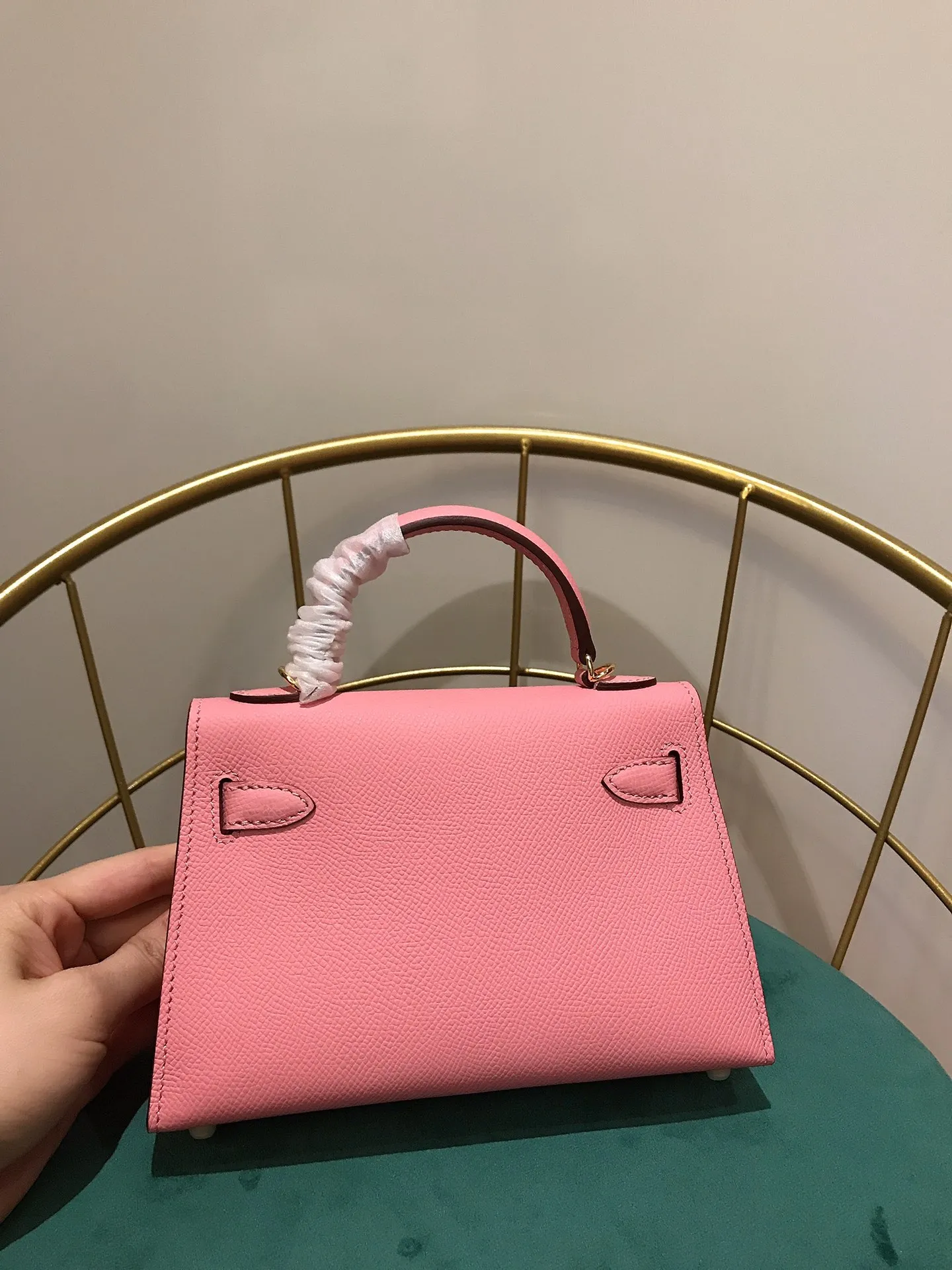 HERMÈS Kelly Mini 2代 ピンク ショルダーバッグ - 画像 (5)