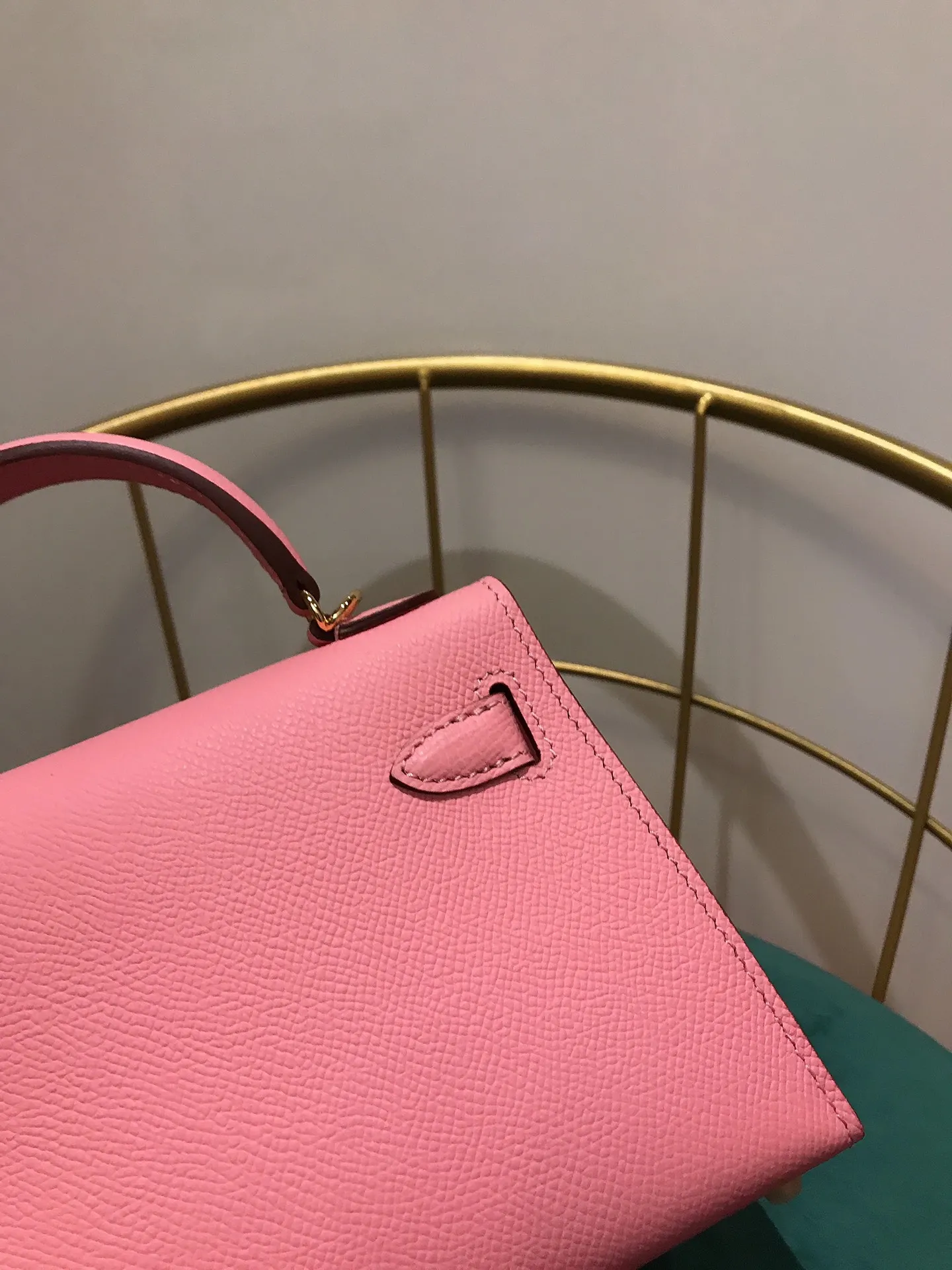 HERMÈS Kelly Mini 2代 ピンク ショルダーバッグ - 画像 (6)
