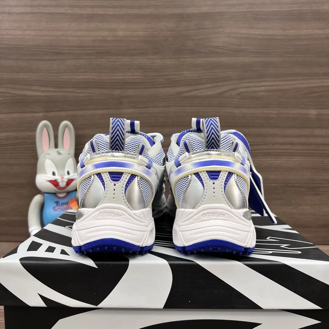 OFF-WHITE Be Right Back 白と青のローカットスニーカー - 画像 (5)