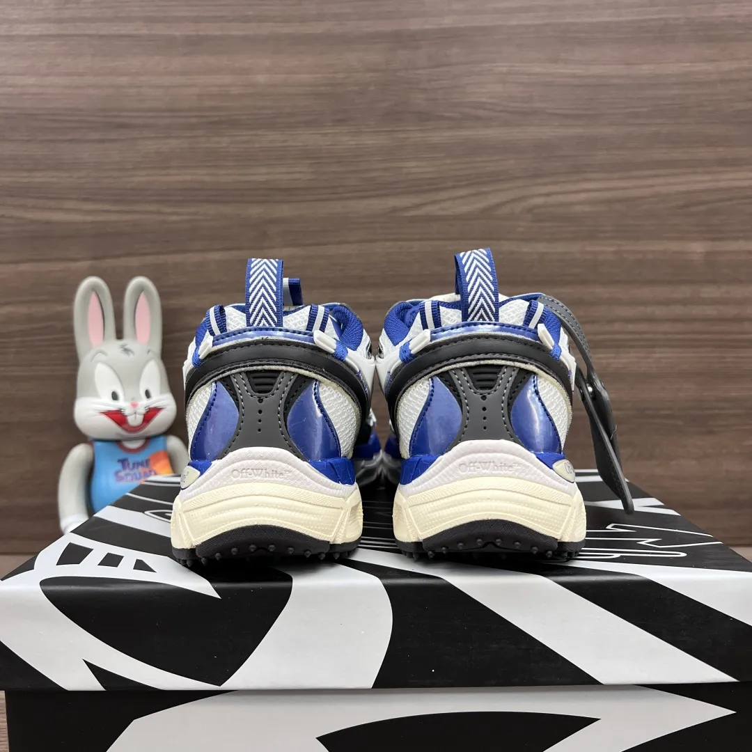 OFF-WHITE Be Right Back 白と青のローカットスニーカー - 画像 (5)