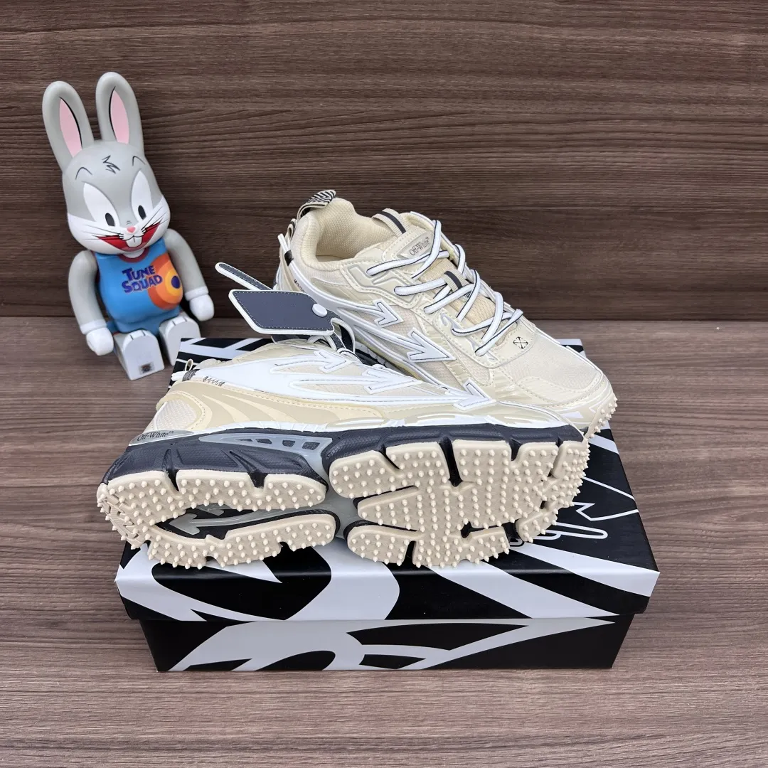 OFF-WHITE Be Right Back ベージュのローカットスニーカー - 画像 (10)