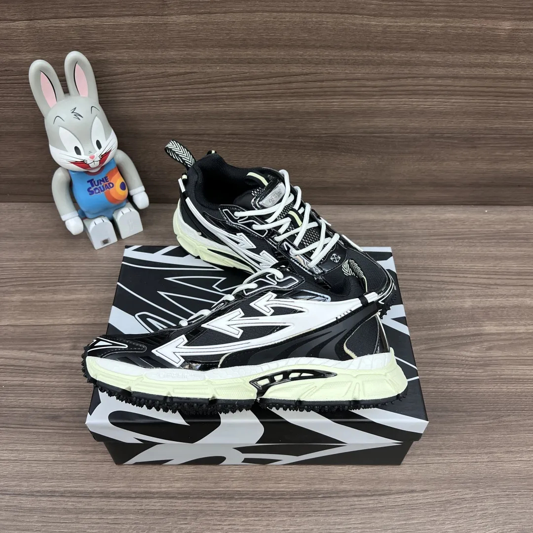 OFF-WHITE Be Right Back 黒色 ローカットスニーカー - 画像 (9)