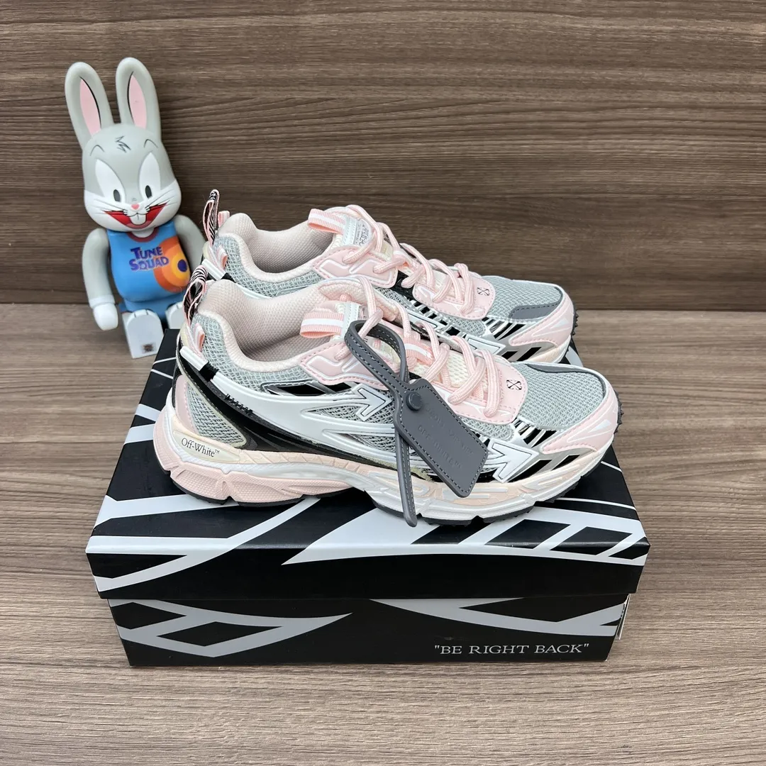 OFF-WHITE Be Right Back ピンク系スニーカー - 画像 (4)