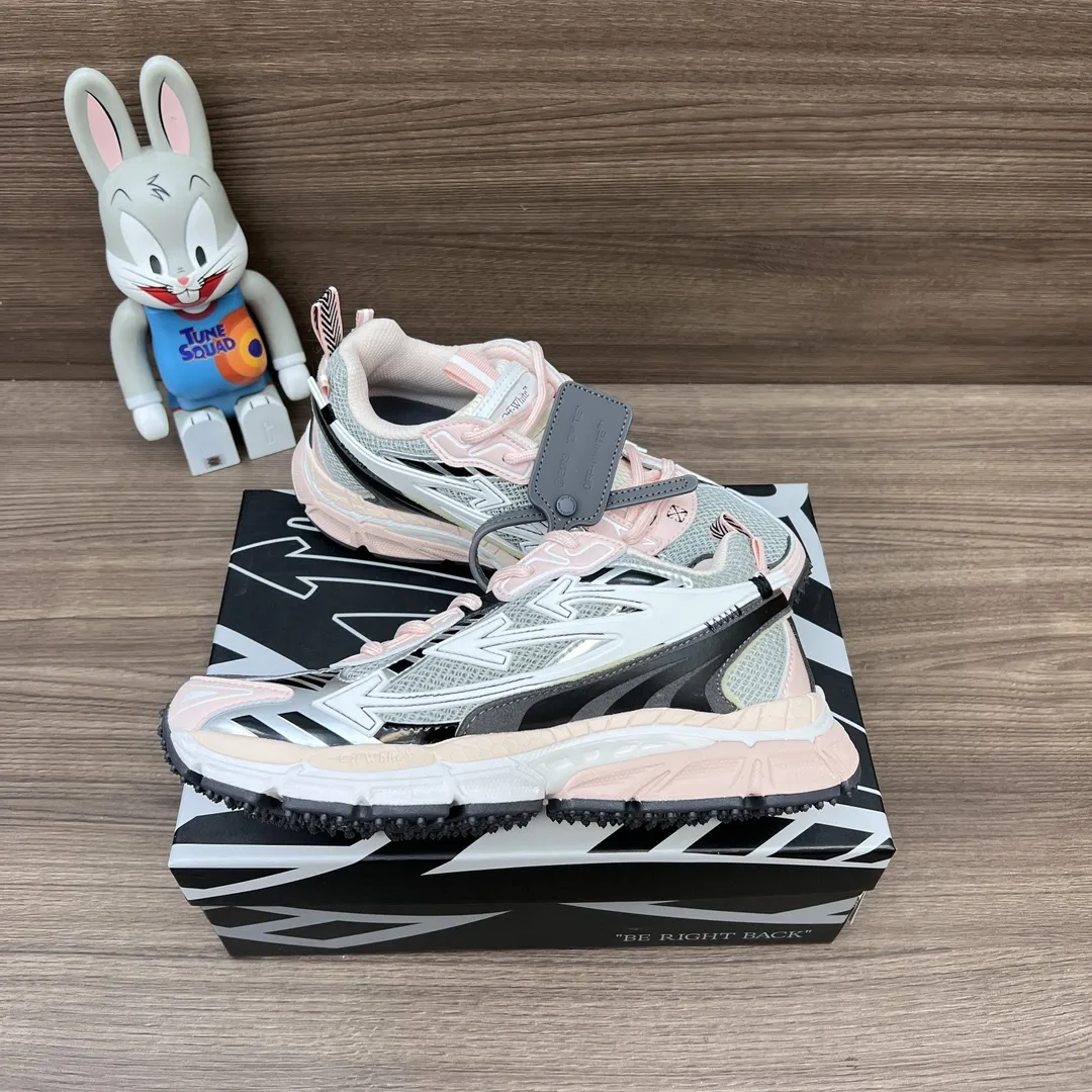 OFF-WHITE Be Right Back ピンク系スニーカー - 画像 (9)