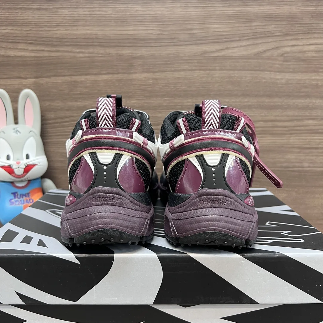 OFF-WHITE Be Right Back パープルホワイトスニーカー - 画像 (5)