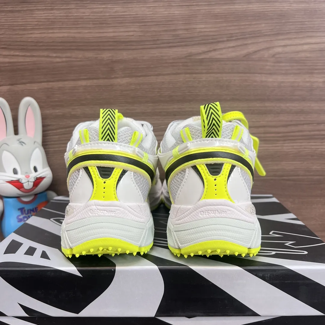 OFF-WHITE Be Right Back ホワイト蛍光スニーカー - 画像 (5)