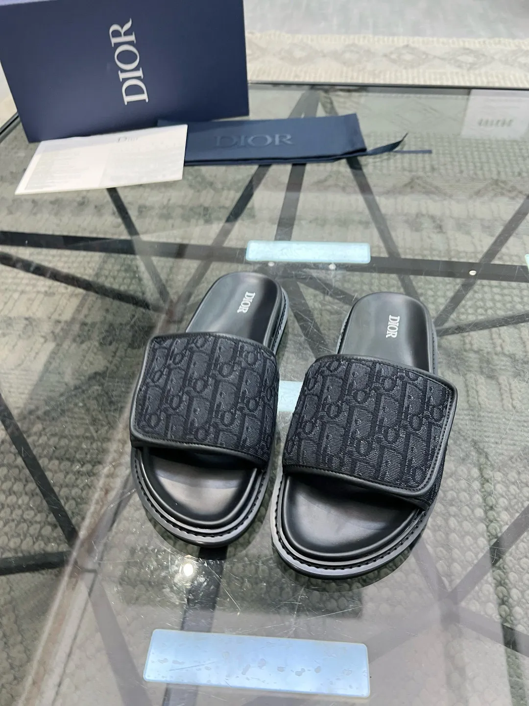 Christian Dior ブラック スライドサンダル - 画像 (4)