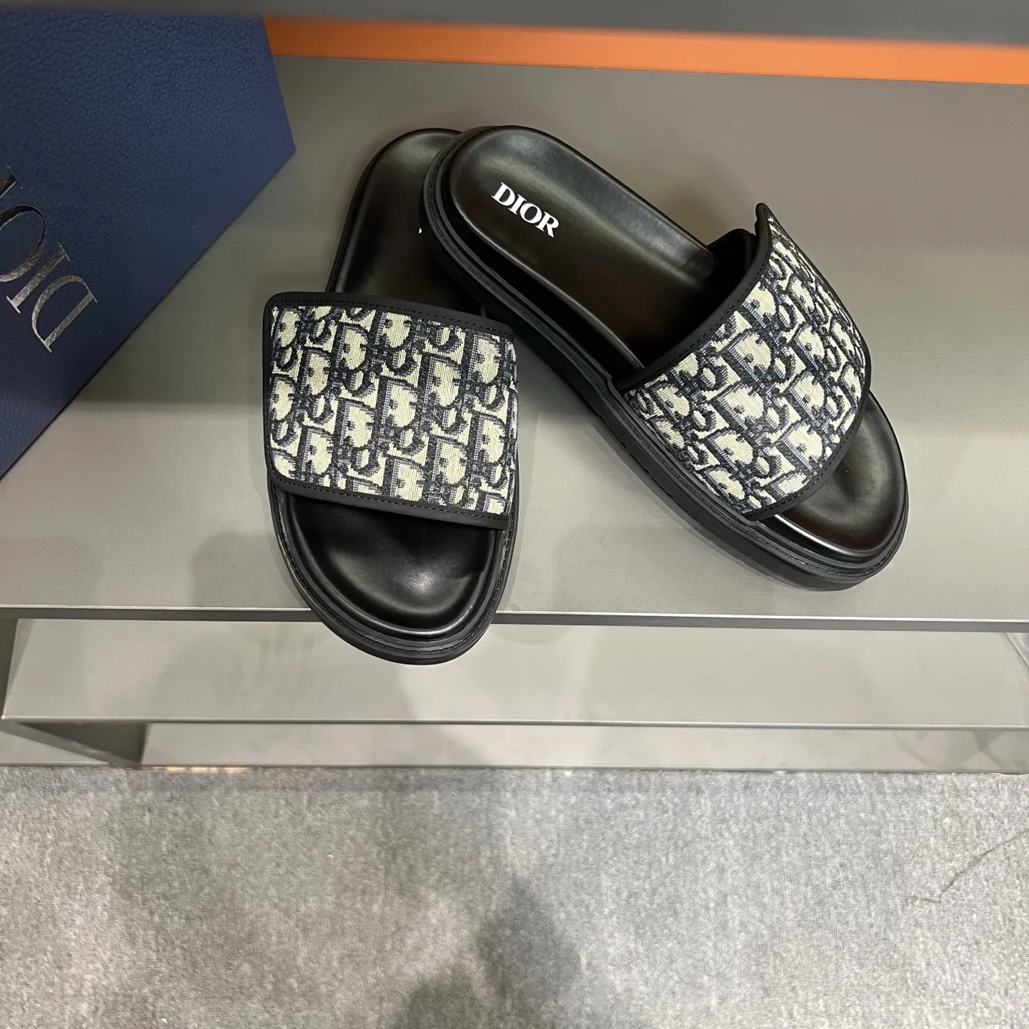 Christian Dior ブラック Jacquardスリッパ - 画像 (5)