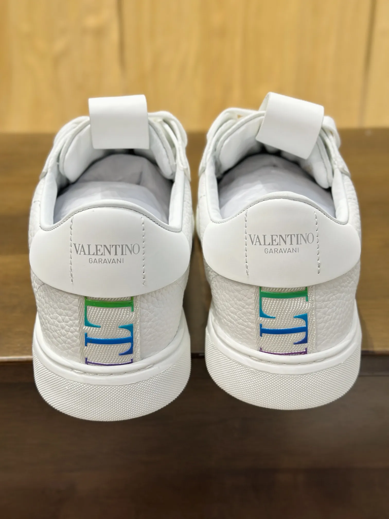 Valentino Garavani 白 3D織帯スニーカー - 画像 (7)
