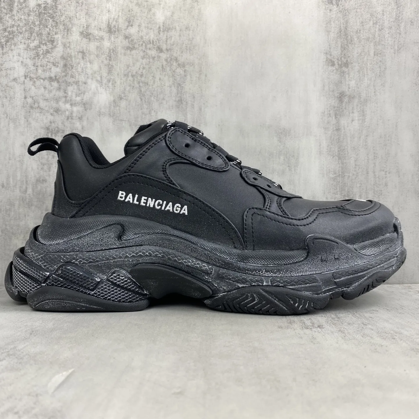 BALENCIAGA 25ss Triple S ブラック老舗靴 - 画像 (7)
