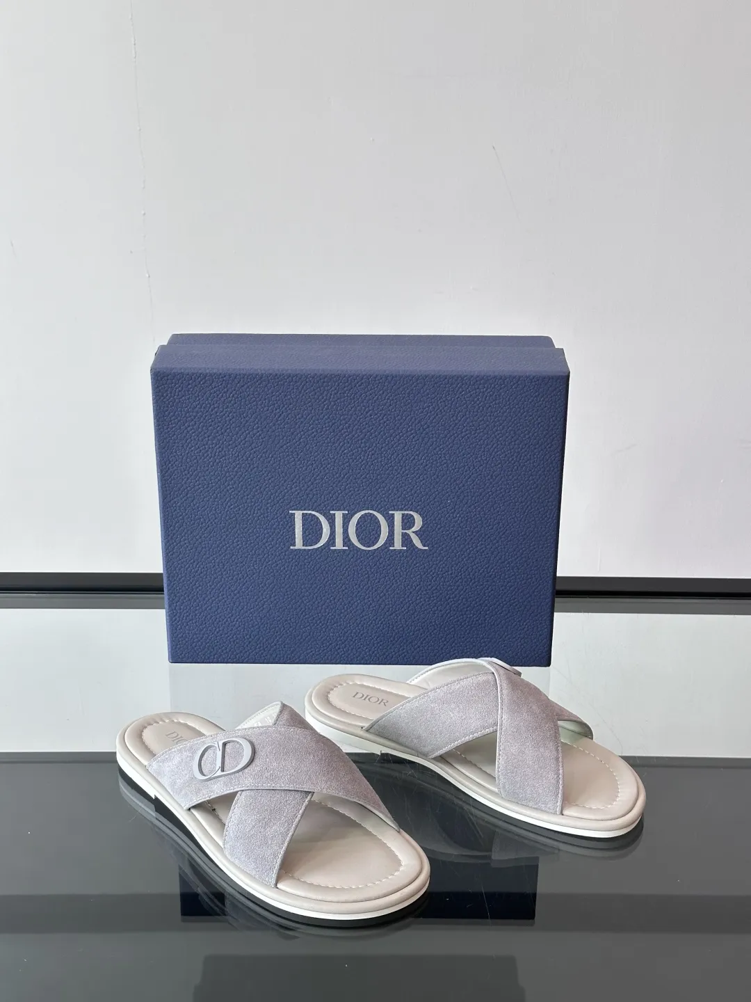 Dior 高級グレー本革サンダル サイズ - 画像 (6)