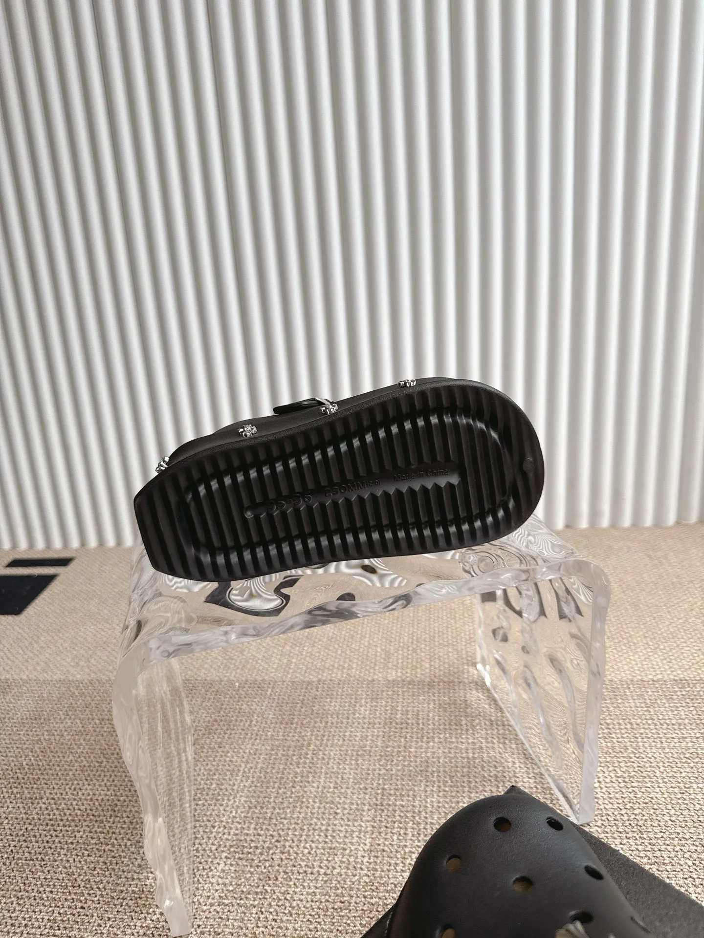 Chrome Hearts クロス厚底増高サンダル黒2025夏 - 画像 (9)