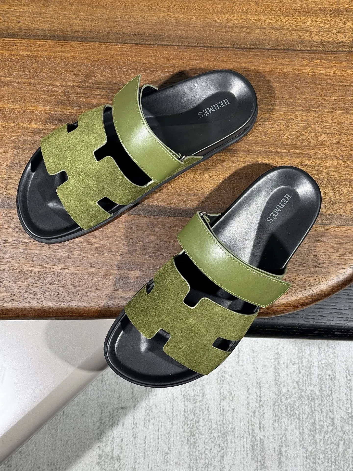 エルメス グリーン クラシックスリッパ サイズ - 画像 (3)