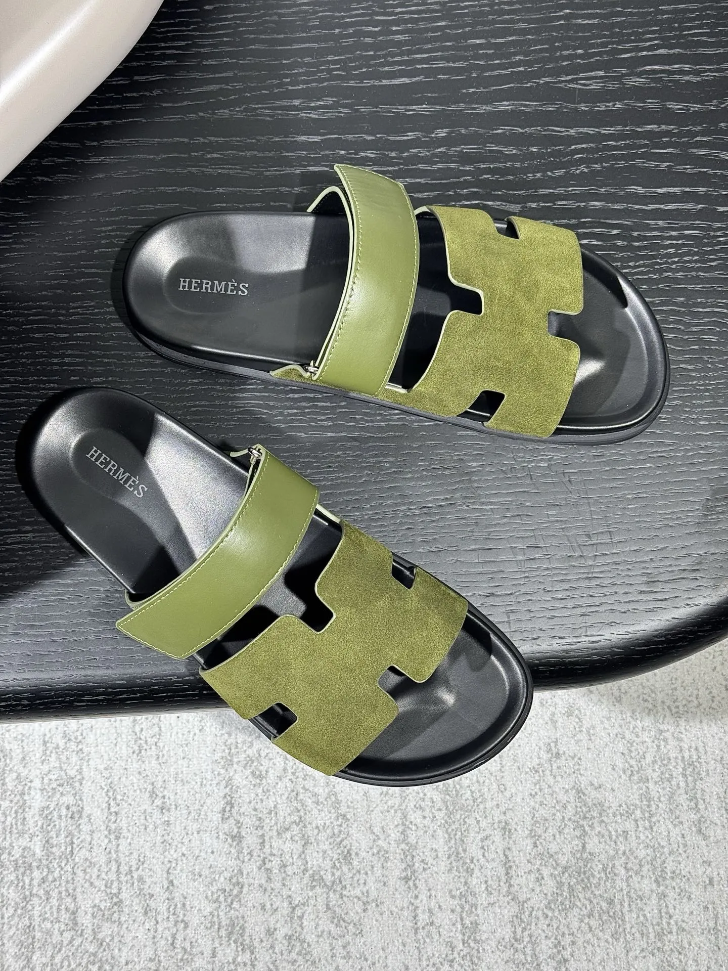 エルメス グリーン クラシックスリッパ サイズ - 画像 (4)