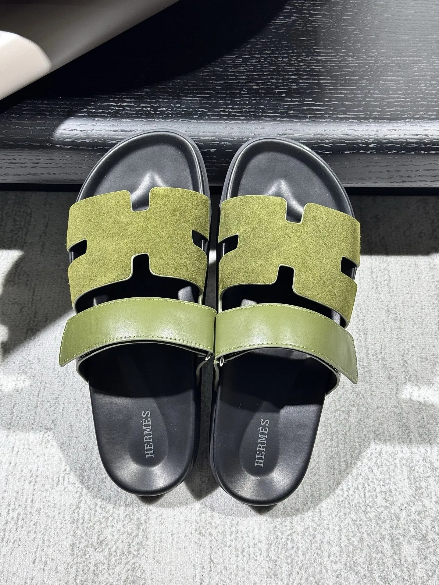 エルメス グリーン クラシックスリッパ サイズ - 画像 (5)