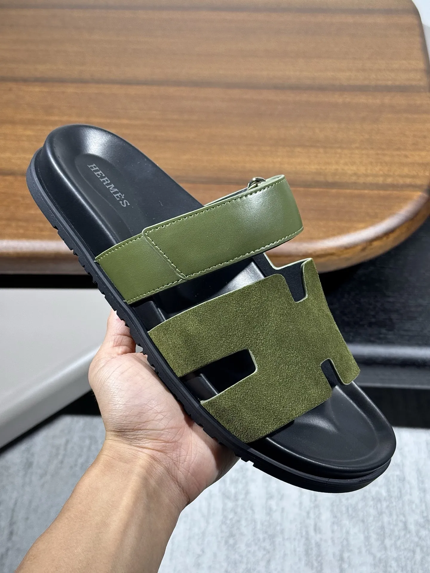 エルメス グリーン クラシックスリッパ サイズ - 画像 (6)