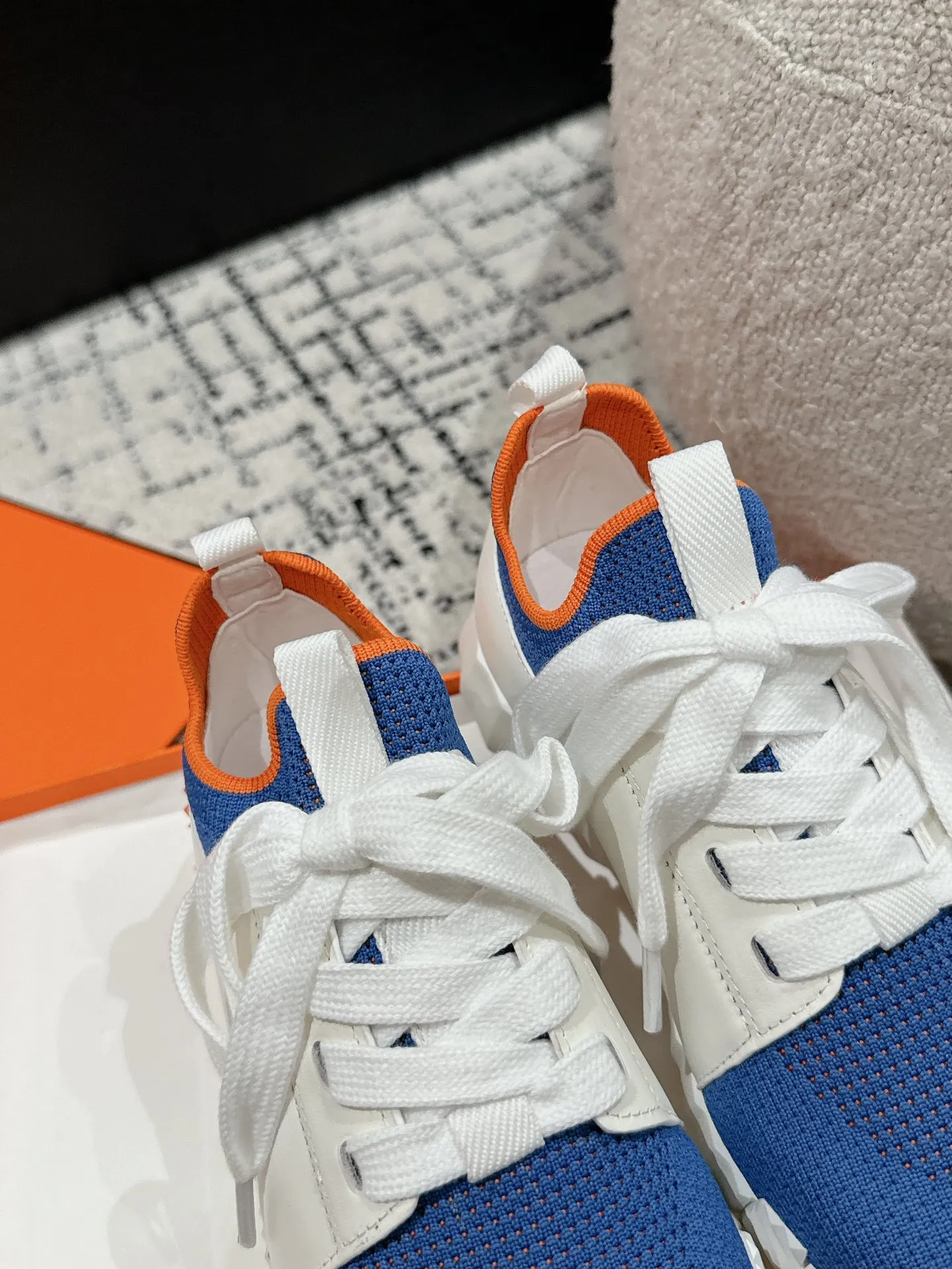 エルメス 厚底スニーカー ブルー 秋冬新款 - 画像 (7)