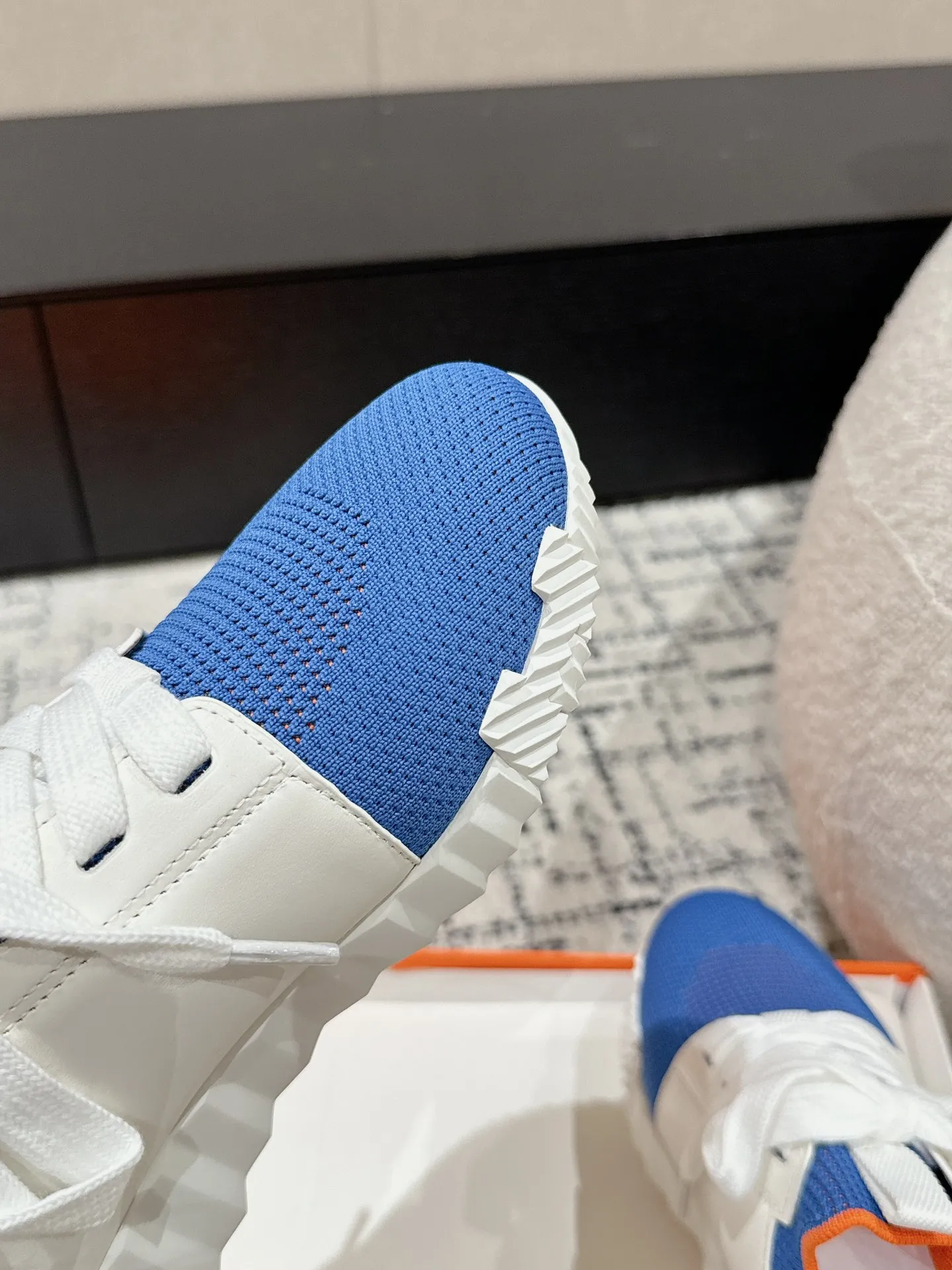 エルメス 厚底スニーカー ブルー 秋冬新款 - 画像 (8)