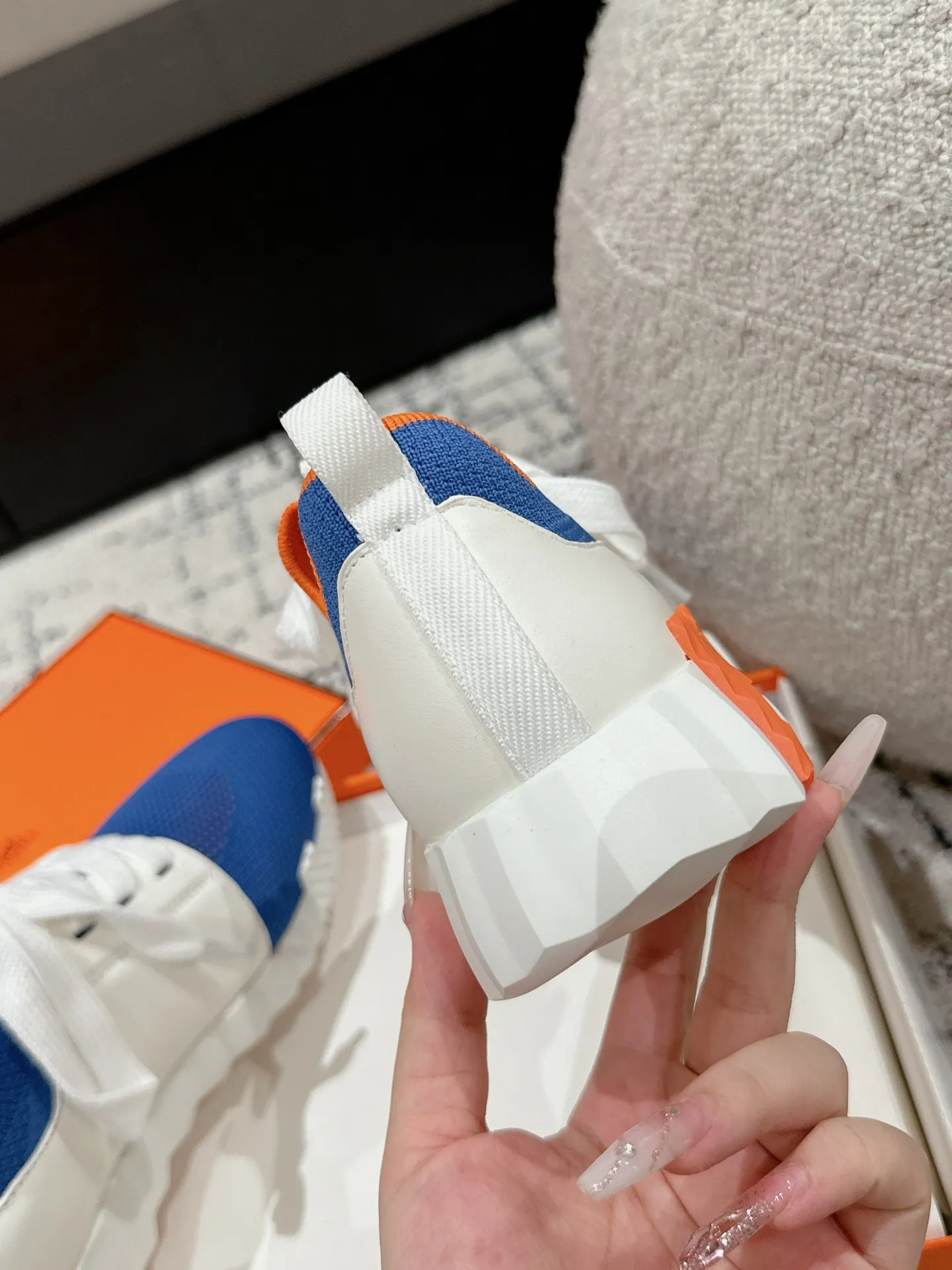 エルメス 厚底スニーカー ブルー 秋冬新款 - 画像 (9)