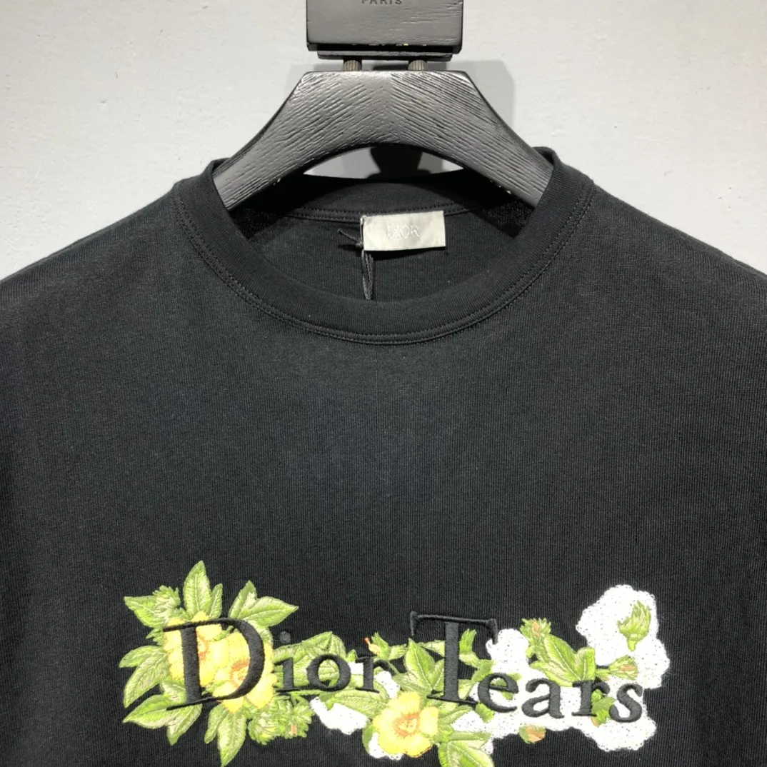 Christian Dior 黒色 Dior Tears Tシャツ - 画像 (4)
