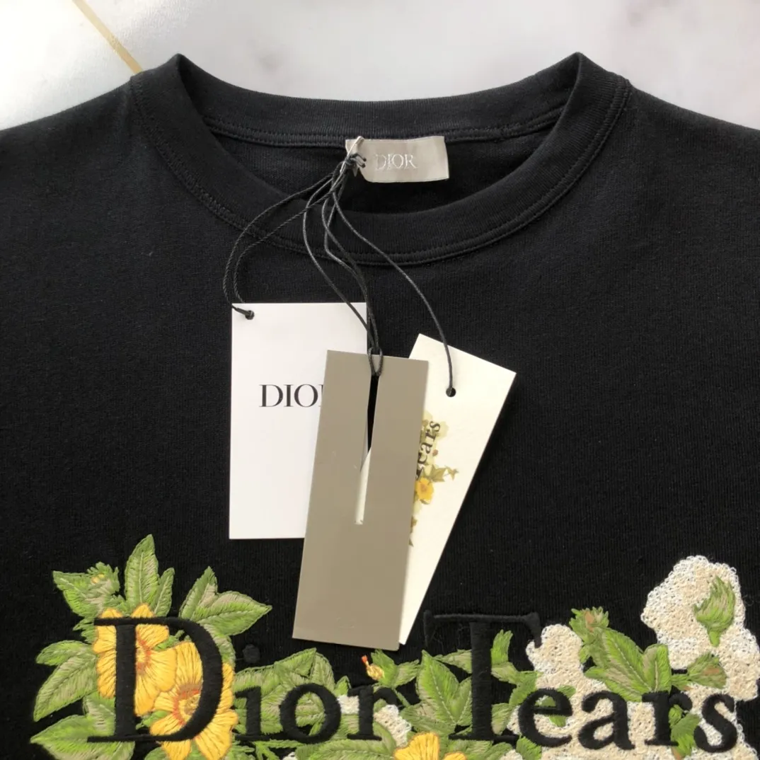 Christian Dior 黒色 Dior Tears Tシャツ - 画像 (5)