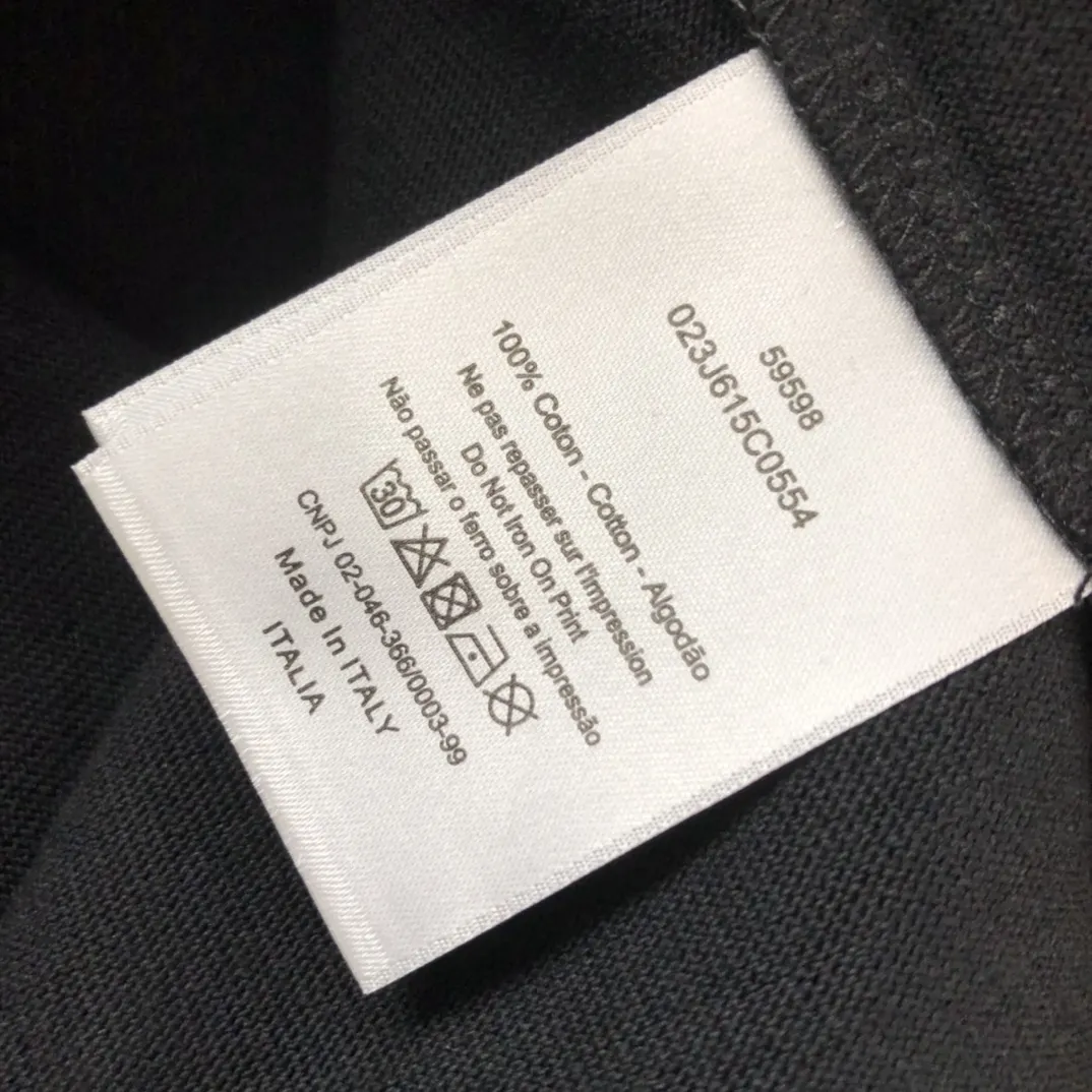 Christian Dior 黒色 Dior Tears Tシャツ - 画像 (9)