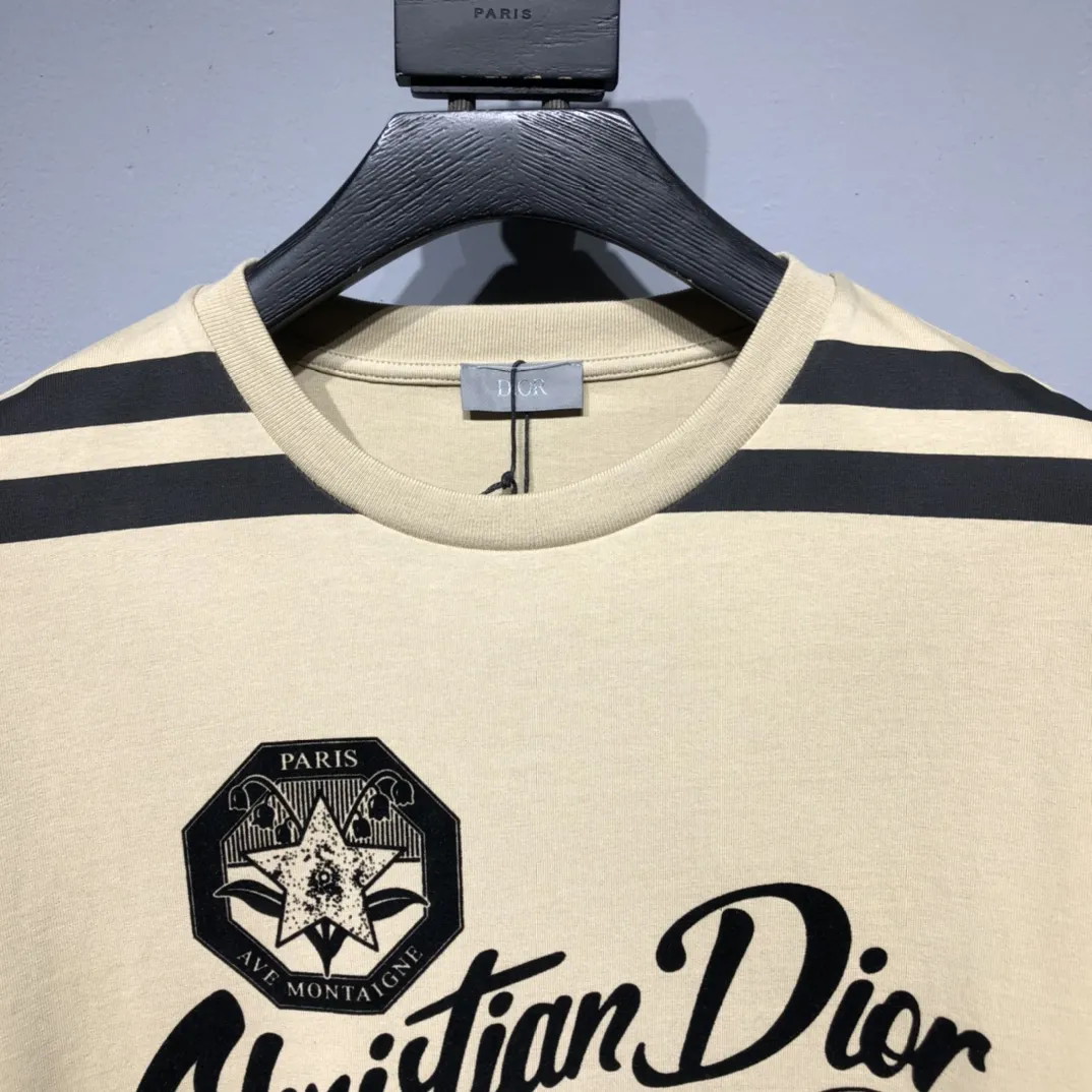 Christian Dior Couture ベージュ ストライプTシャツ - 画像 (4)
