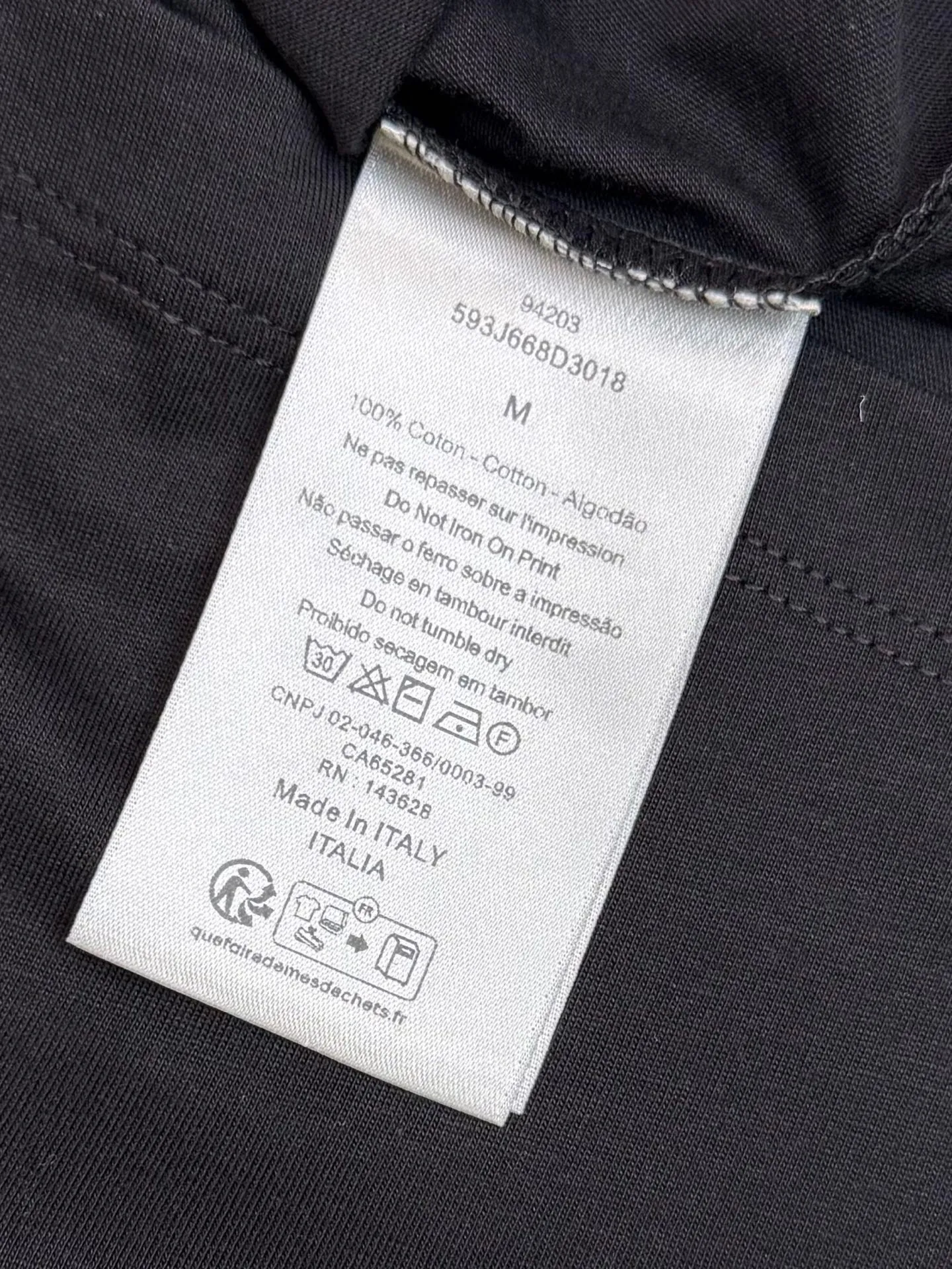 Dior 2025SS Dr Montaigne Tシャツ ブラック - 画像 (9)