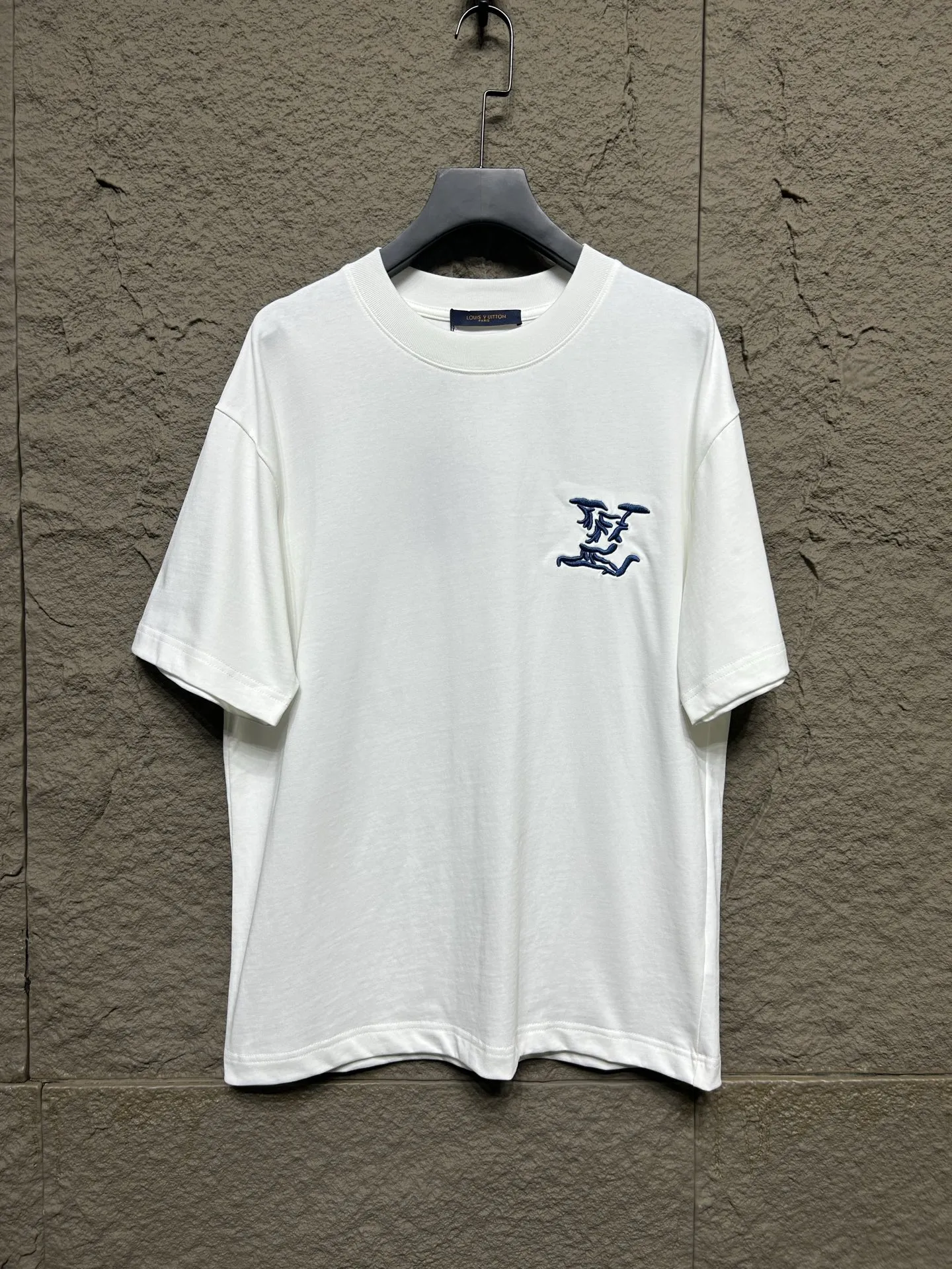 Louis Vuitton ブランド地図柄Tシャツ 黒白カーキ - 画像 (4)