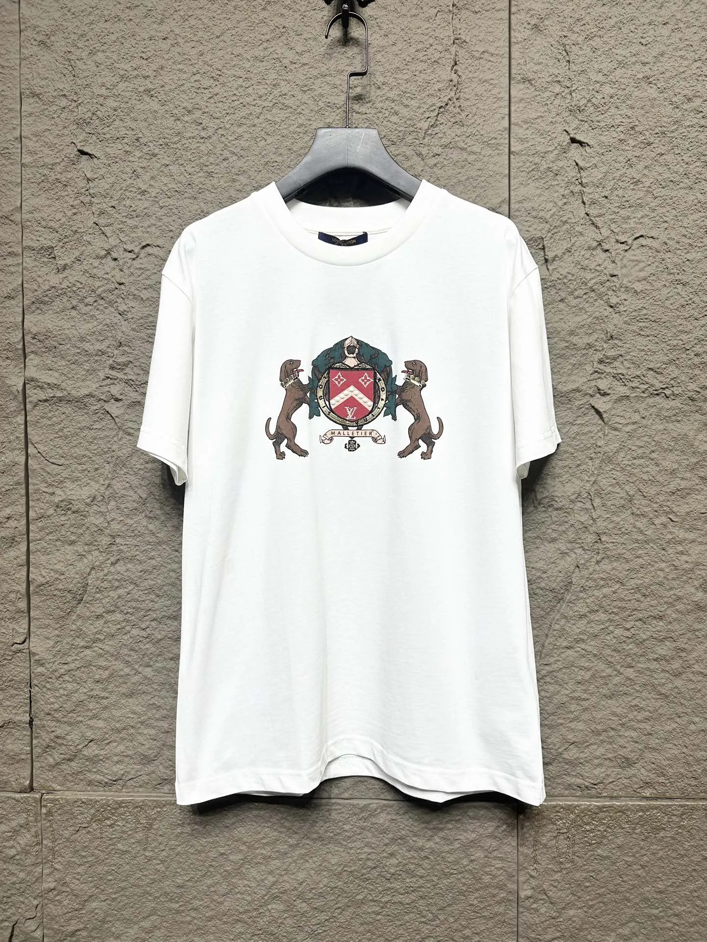 Louis Vuitton ルイヴィトン 白 刺繍パールTシャツ