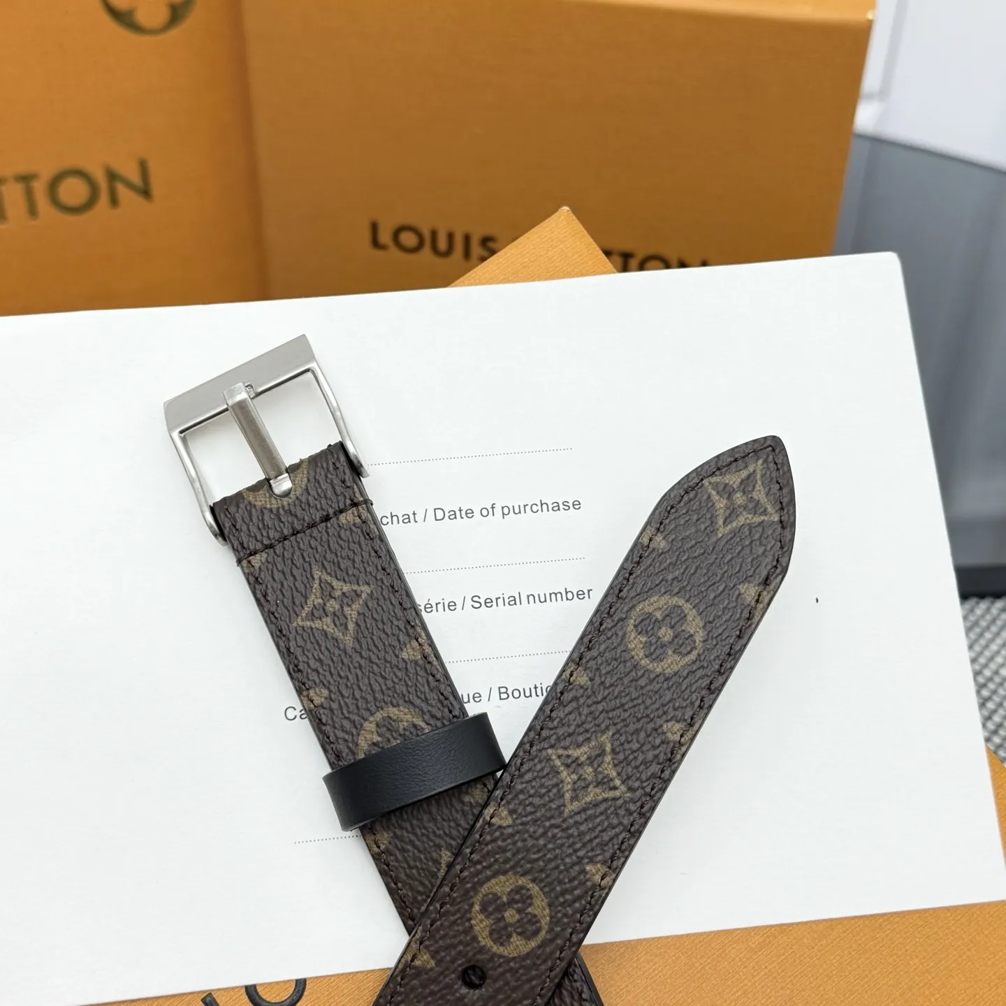 LOUIS VUITTON 新作ブラウンベルト - 画像 (4)