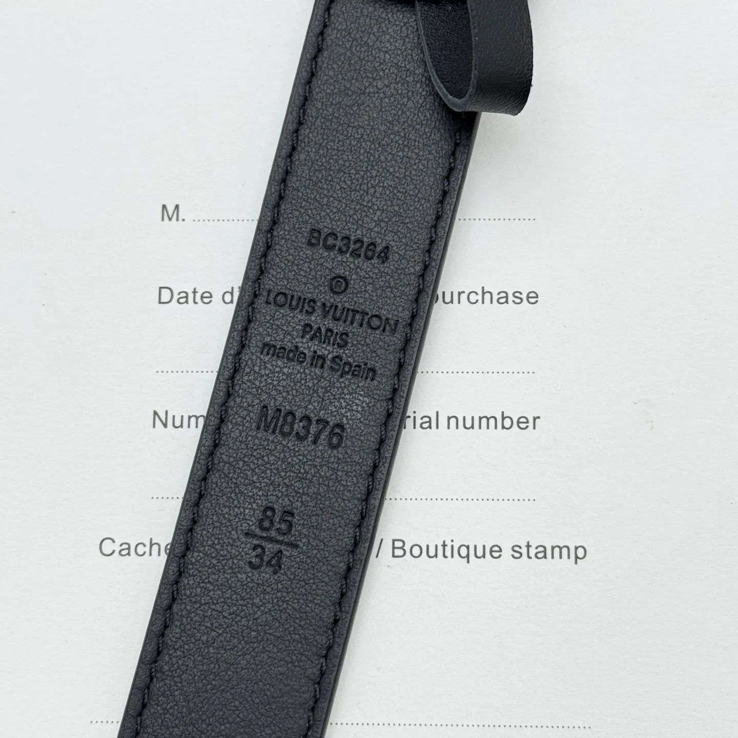 LOUIS VUITTON 新作ブラウンベルト - 画像 (8)