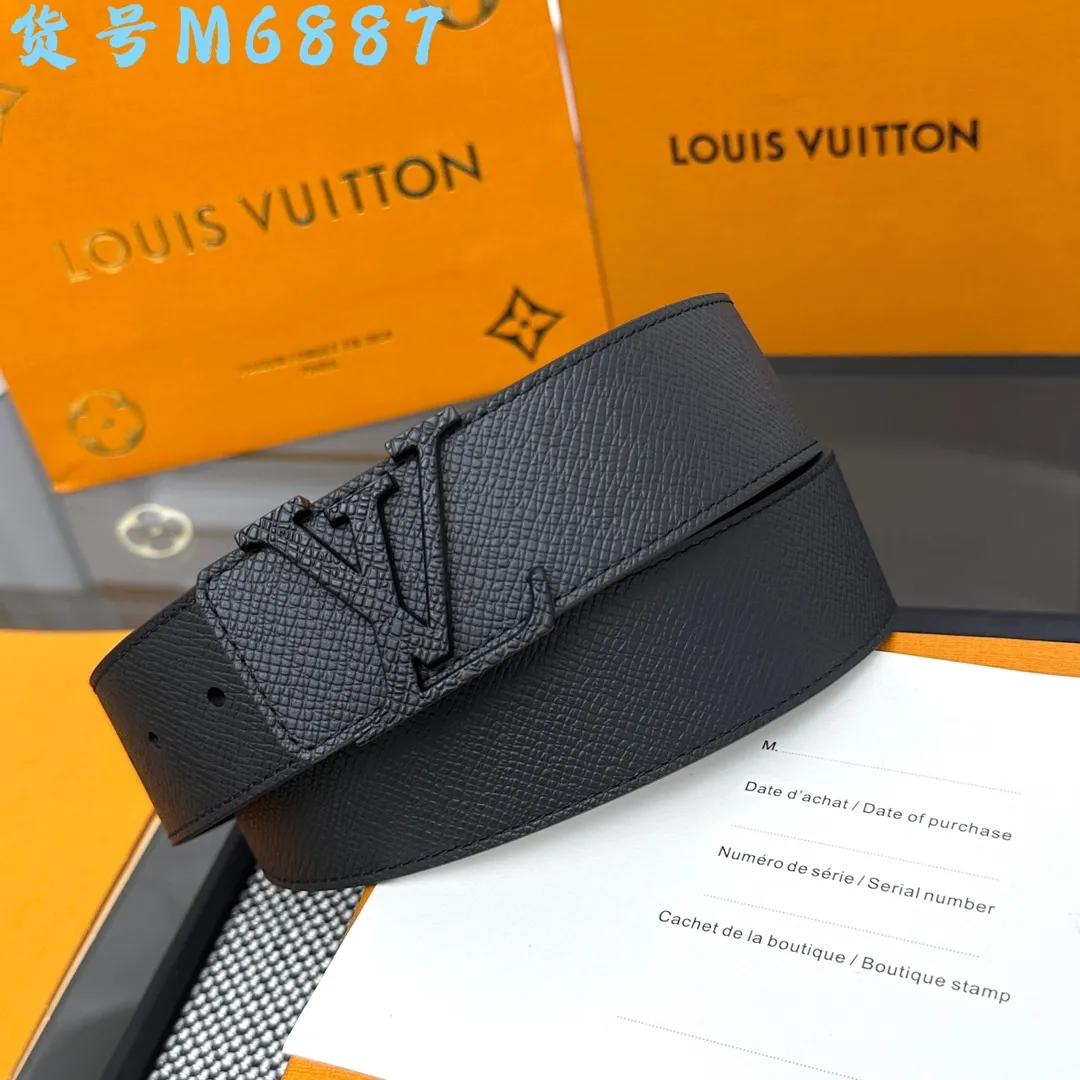 LOUIS VUITTON 新作黒ダブルフェイスベルト
