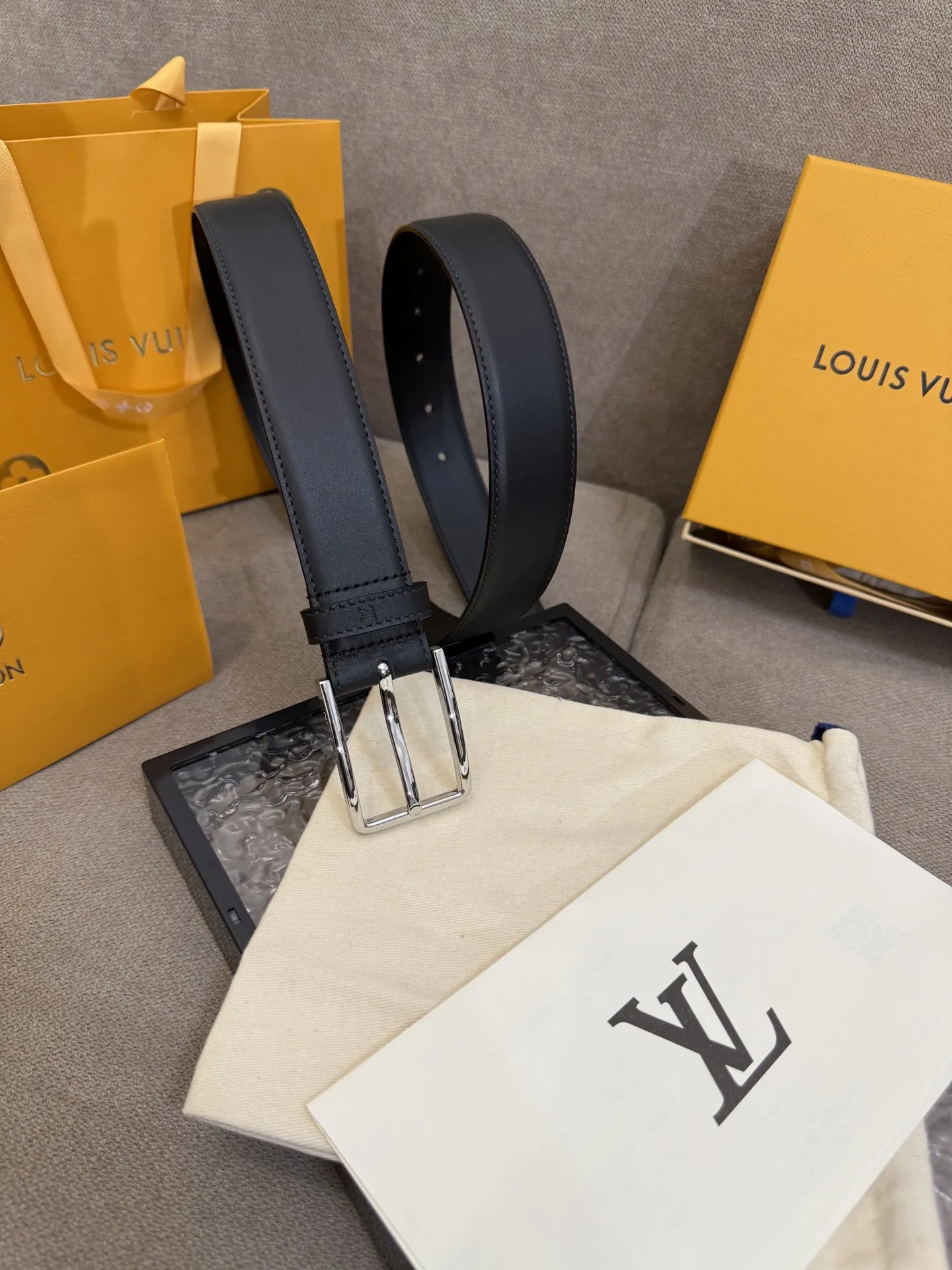 Louis Vuitton 2025黒Monogramベルト - 画像 (4)
