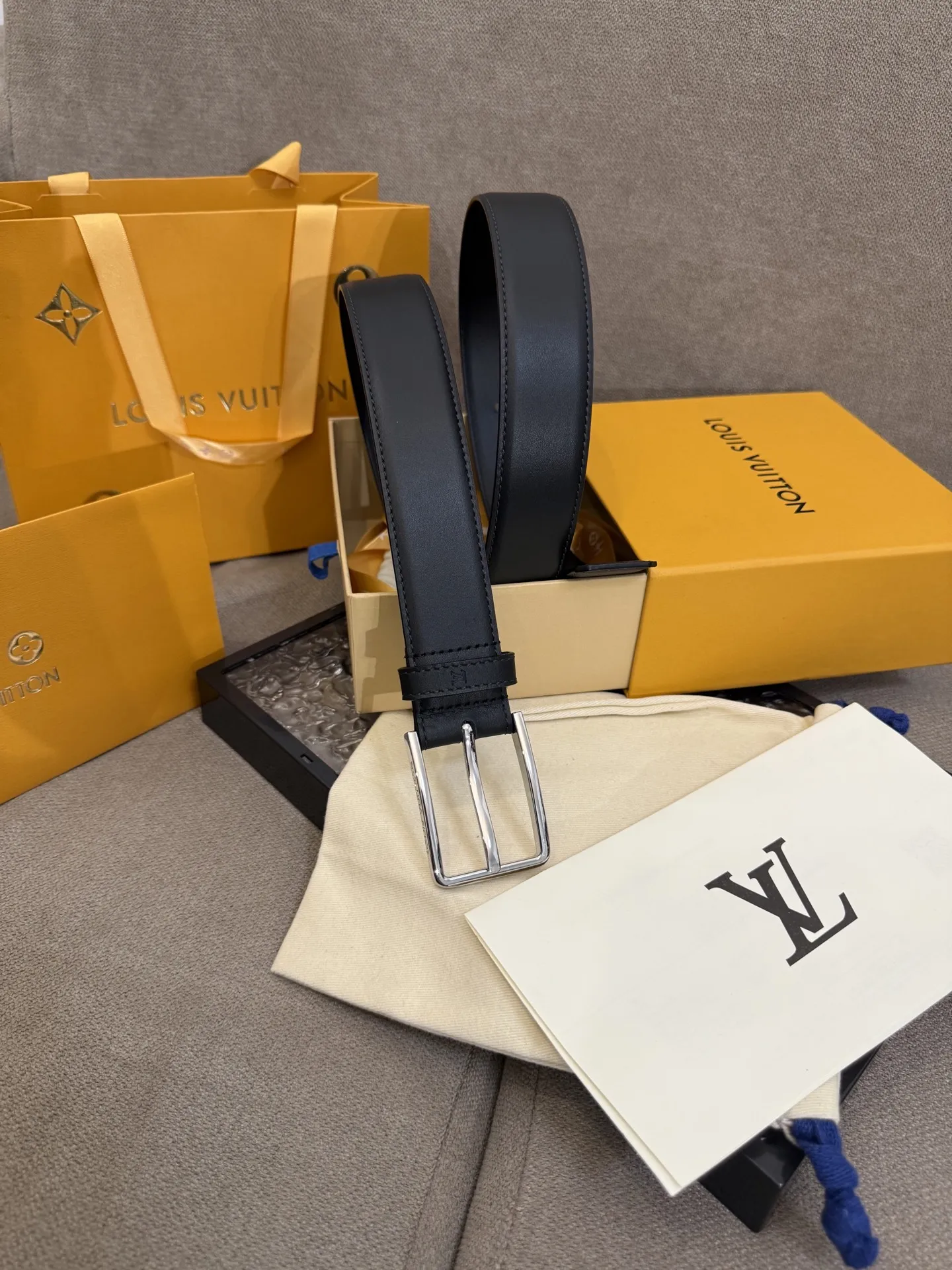 Louis Vuitton 2025黒Monogramベルト - 画像 (7)