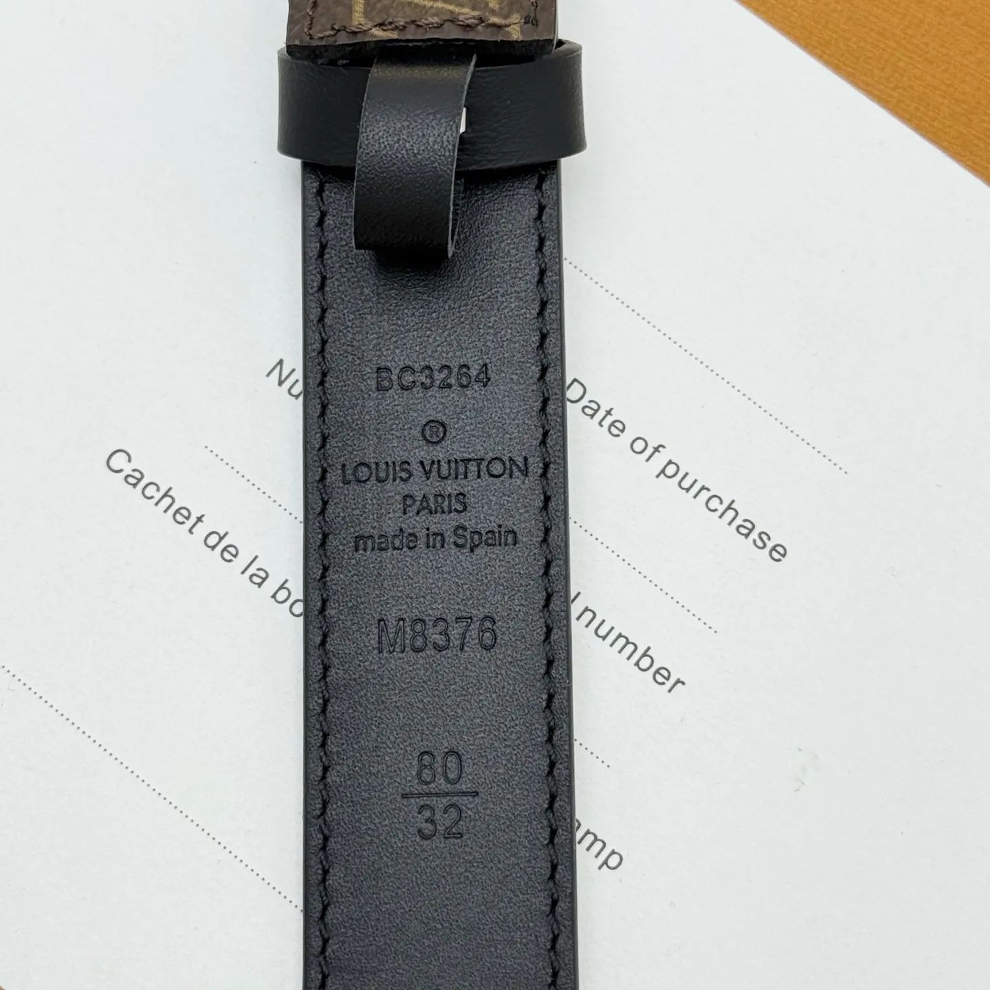 LOUIS VUITTON 黒色 LV Western ベルト - 画像 (8)