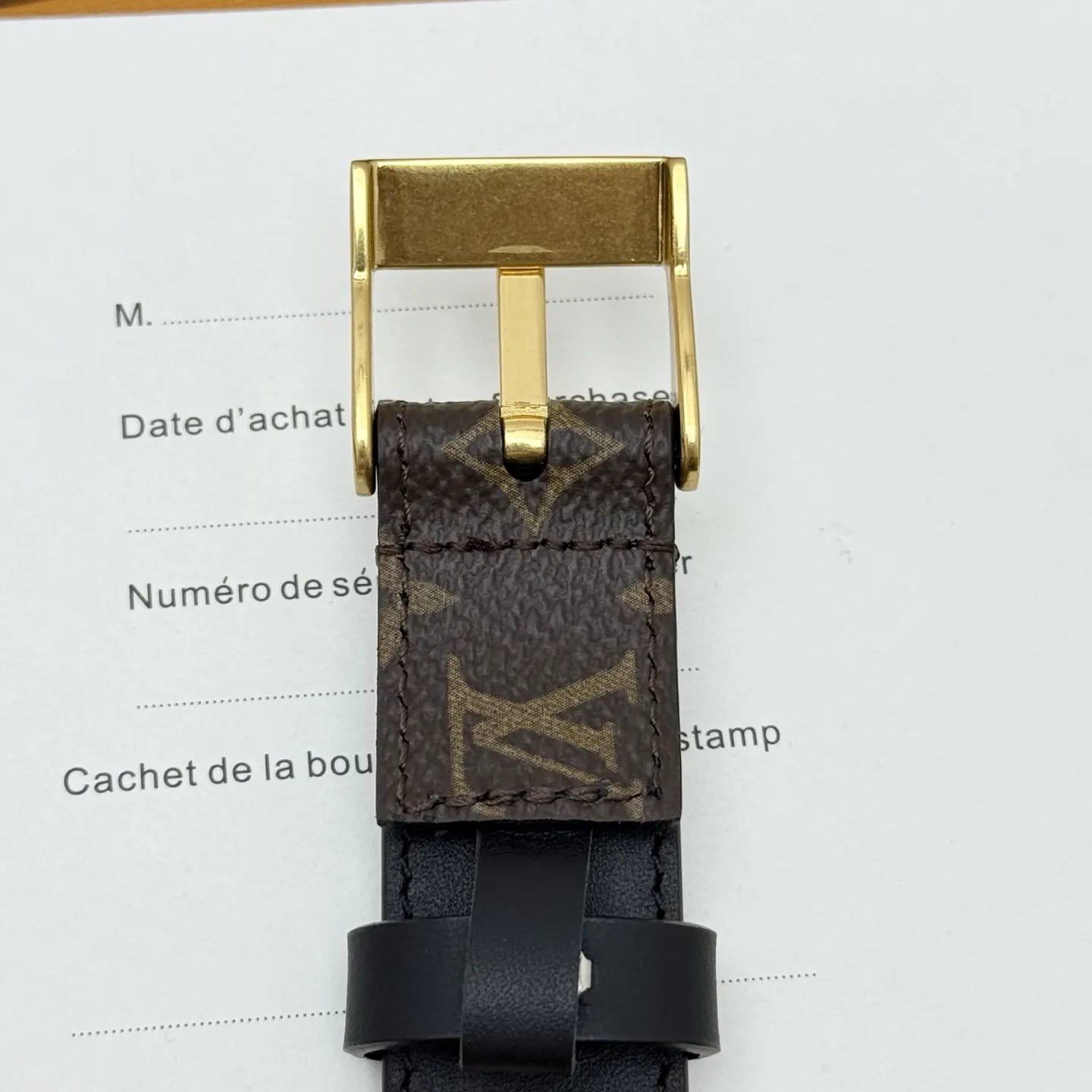 LOUIS VUITTON 黒色 LV Western ベルト - 画像 (9)