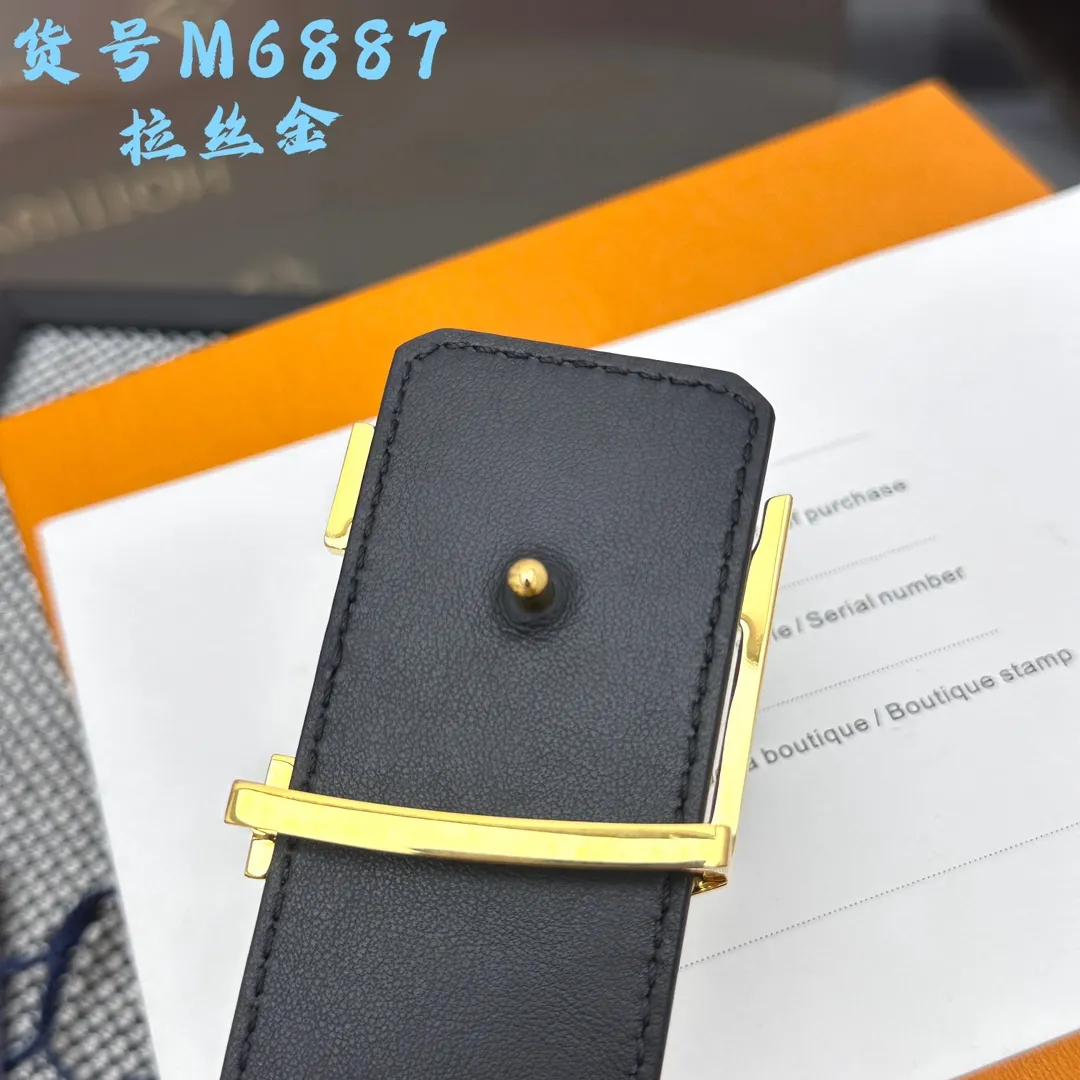 LOUIS VUITTON 新作黒LV Initialesベルト - 画像 (9)