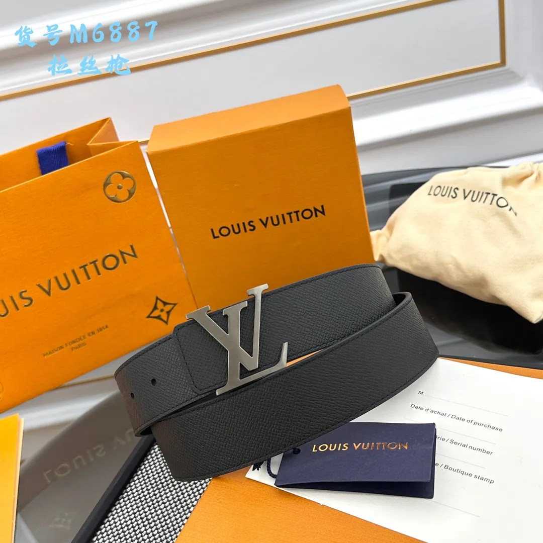 LOUIS VUITTON 新作黒ダブルフェイスベルト