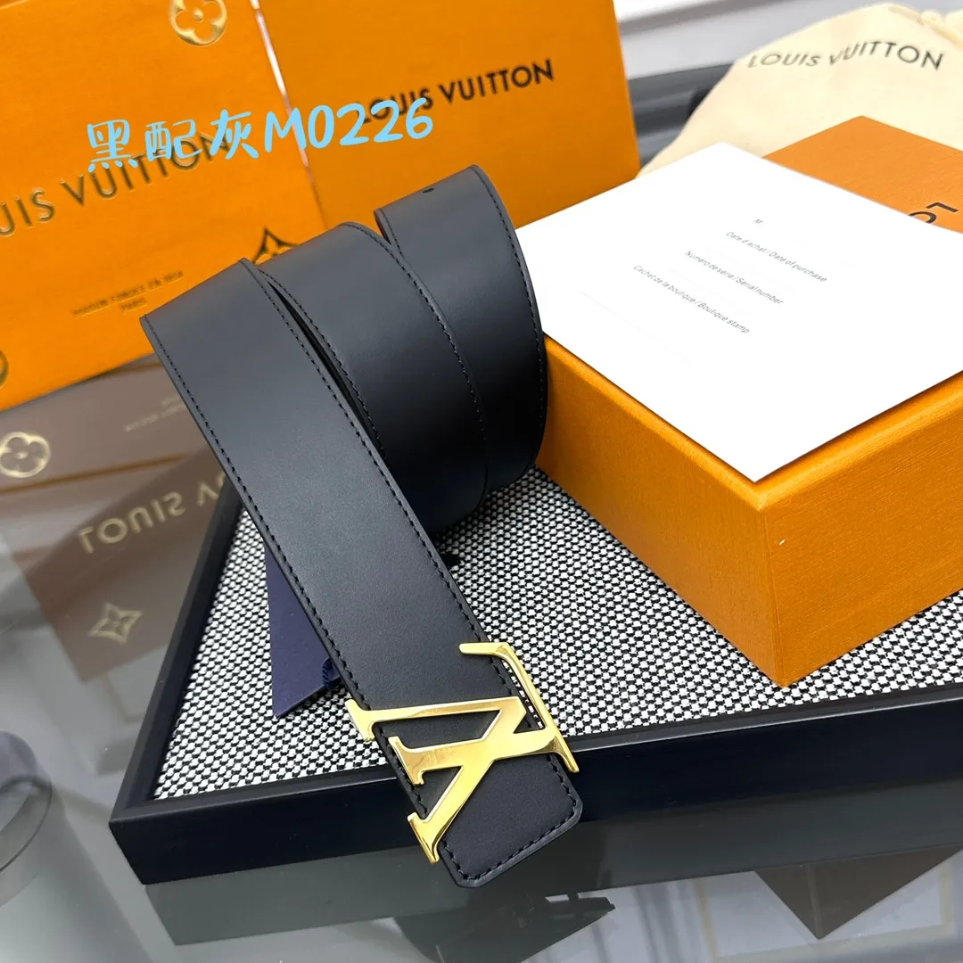 LOUIS VUITTON 新作黒レザーベルト - 画像 (3)