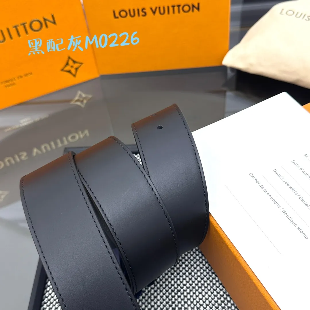 LOUIS VUITTON 新作黒レザーベルト - 画像 (4)