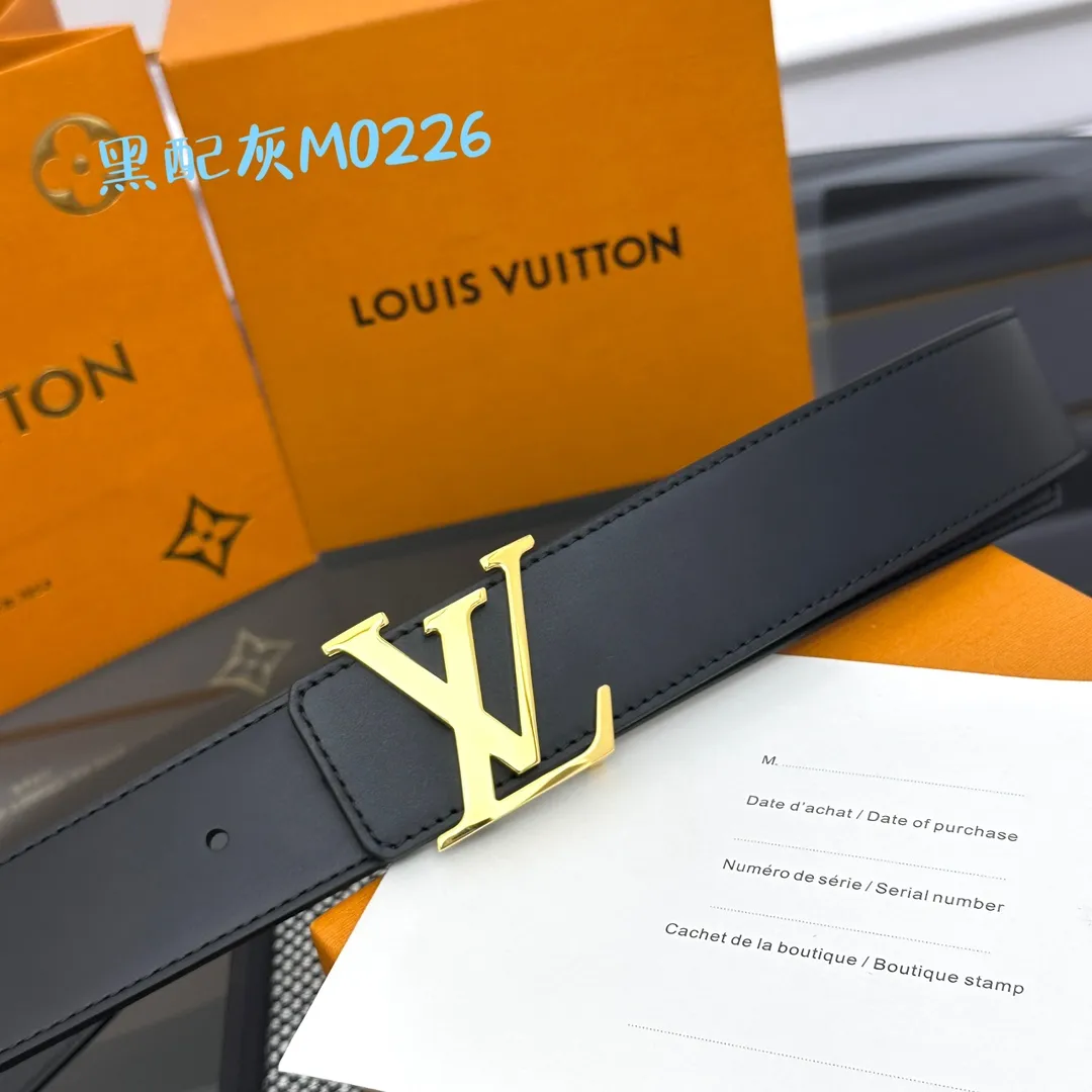 LOUIS VUITTON 新作黒レザーベルト - 画像 (5)