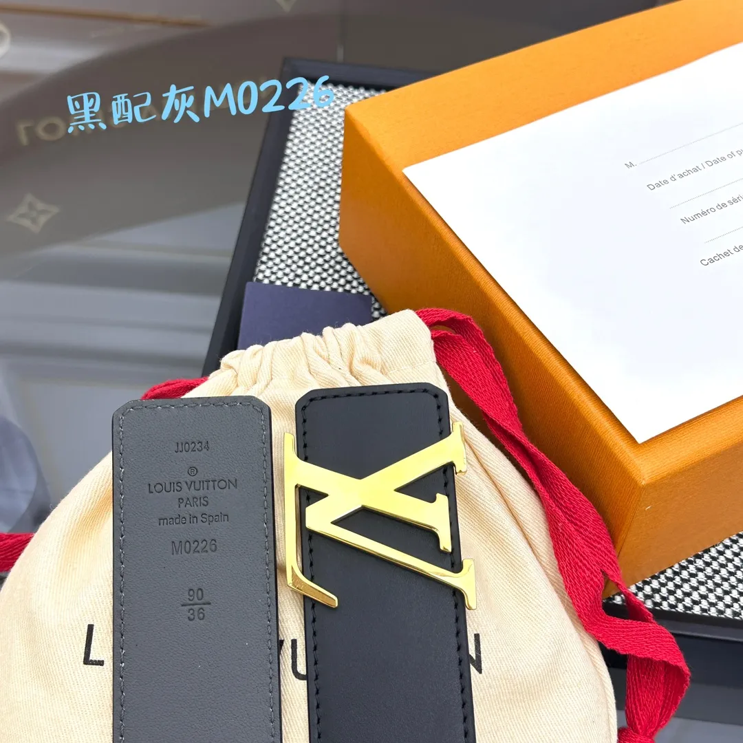 LOUIS VUITTON 新作黒レザーベルト - 画像 (6)