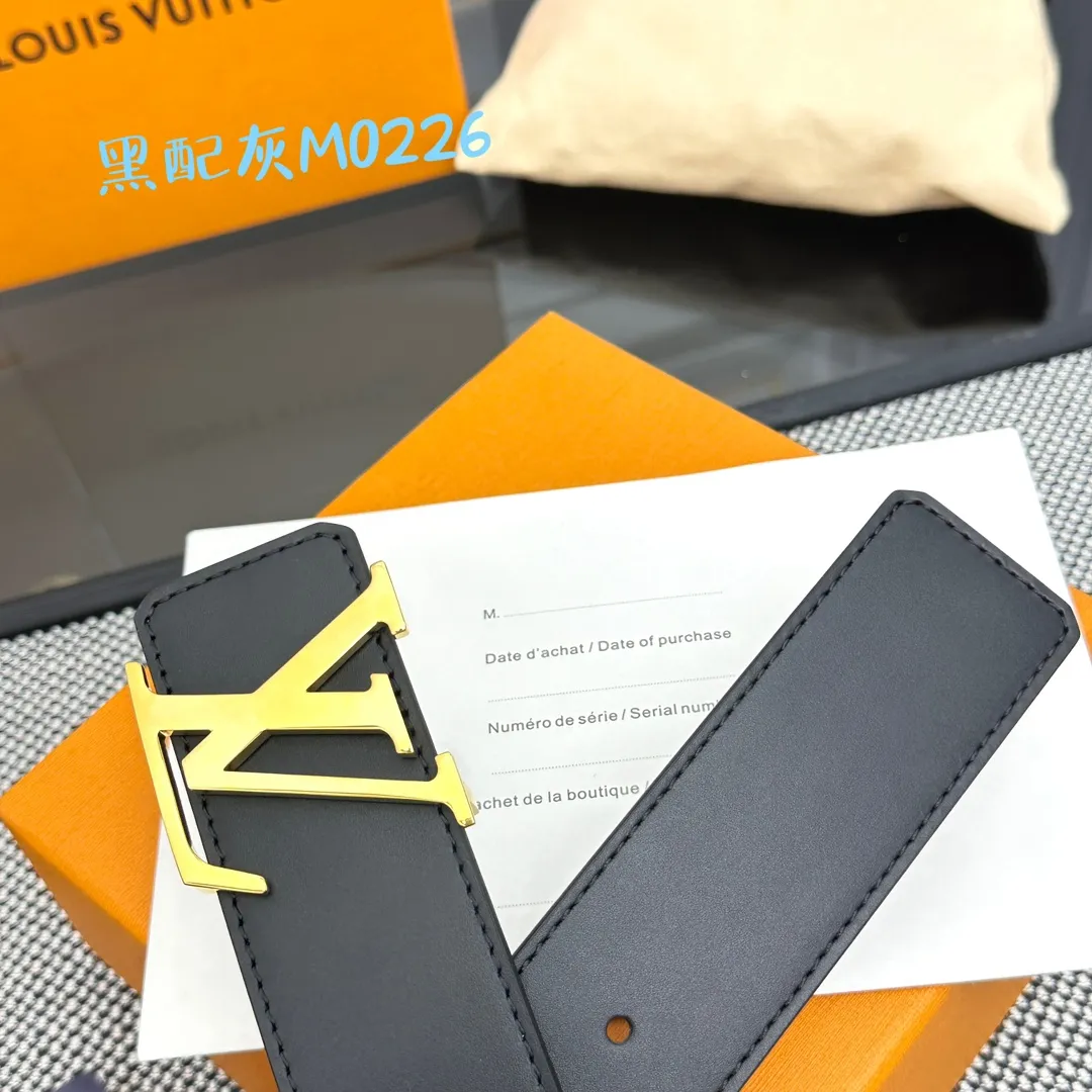 LOUIS VUITTON 新作黒レザーベルト - 画像 (7)